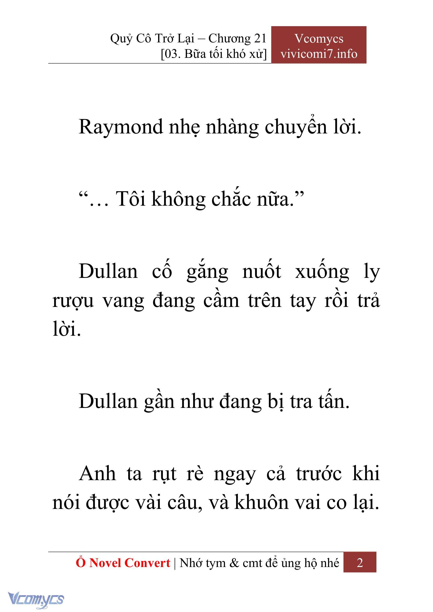 [Novel] Quý Cô Trở Lại Chapter 21 - Trang 5