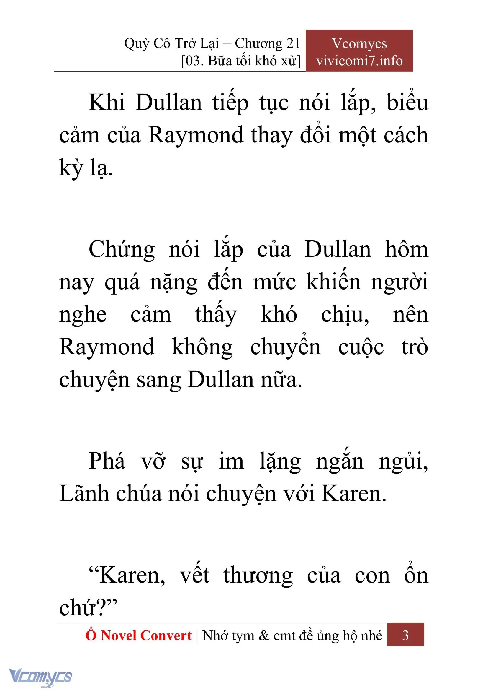[Novel] Quý Cô Trở Lại Chapter 21 - Trang 6