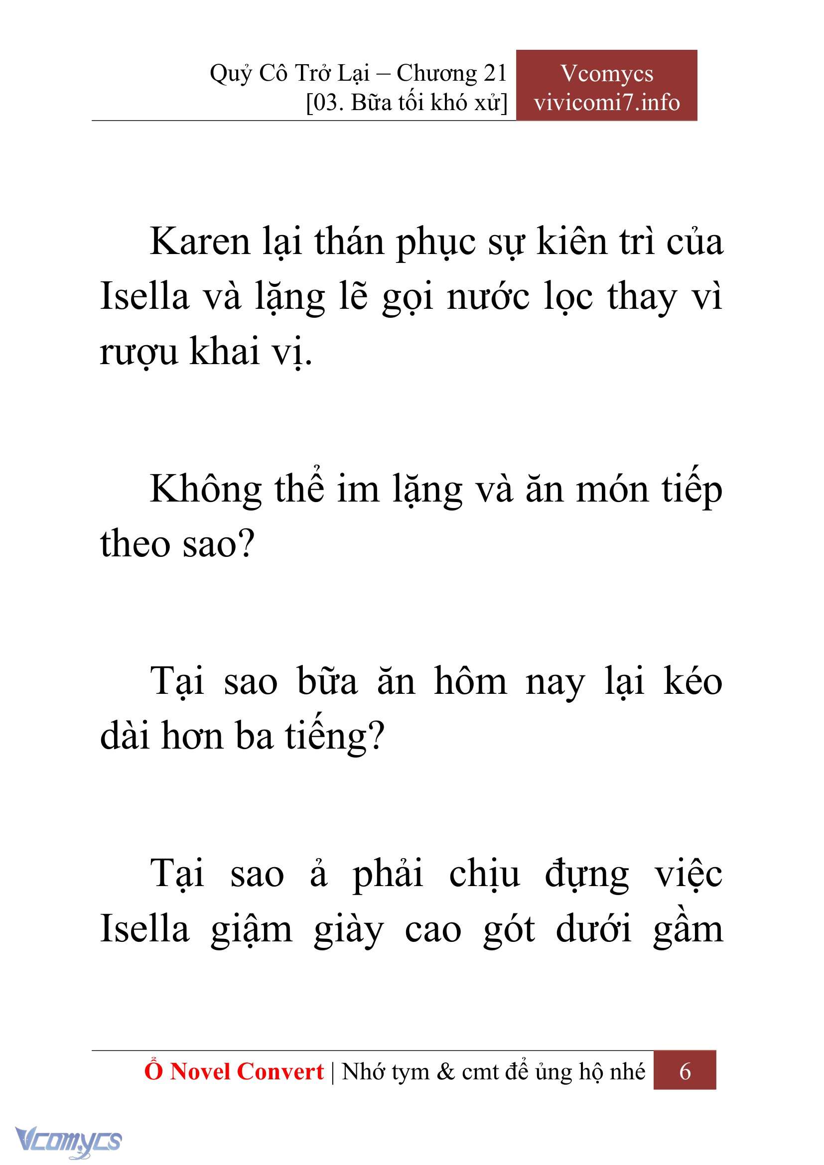 [Novel] Quý Cô Trở Lại Chapter 21 - Trang 9