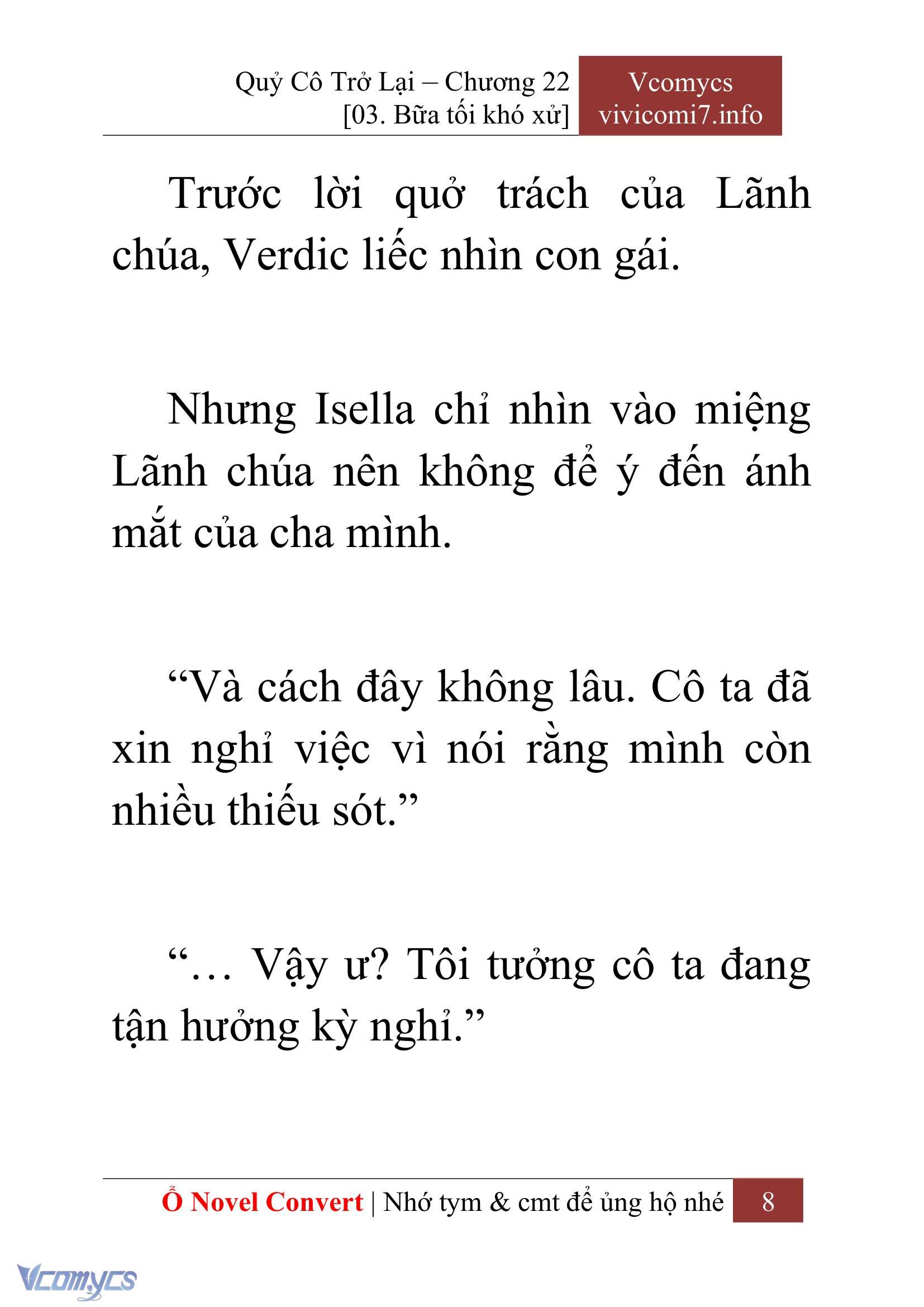 [Novel] Quý Cô Trở Lại Chapter 22 - Trang 11