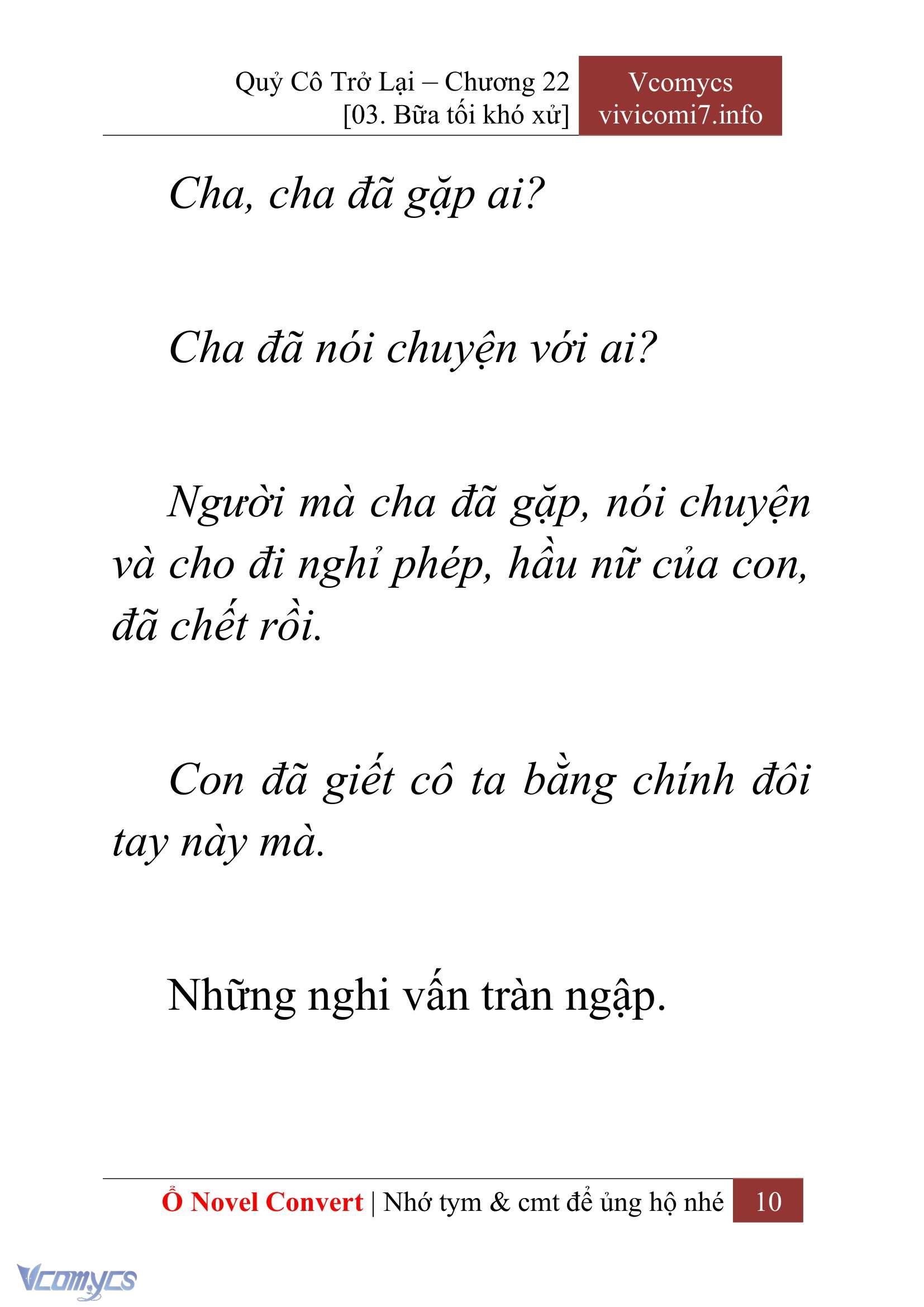 [Novel] Quý Cô Trở Lại Chapter 22 - Trang 13