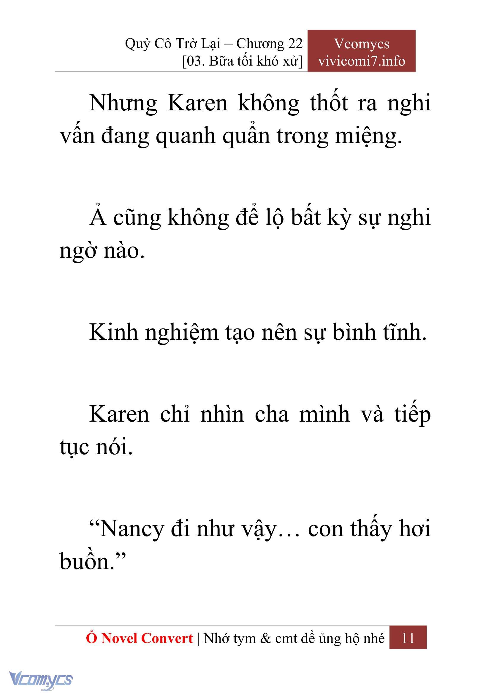 [Novel] Quý Cô Trở Lại Chapter 22 - Trang 14