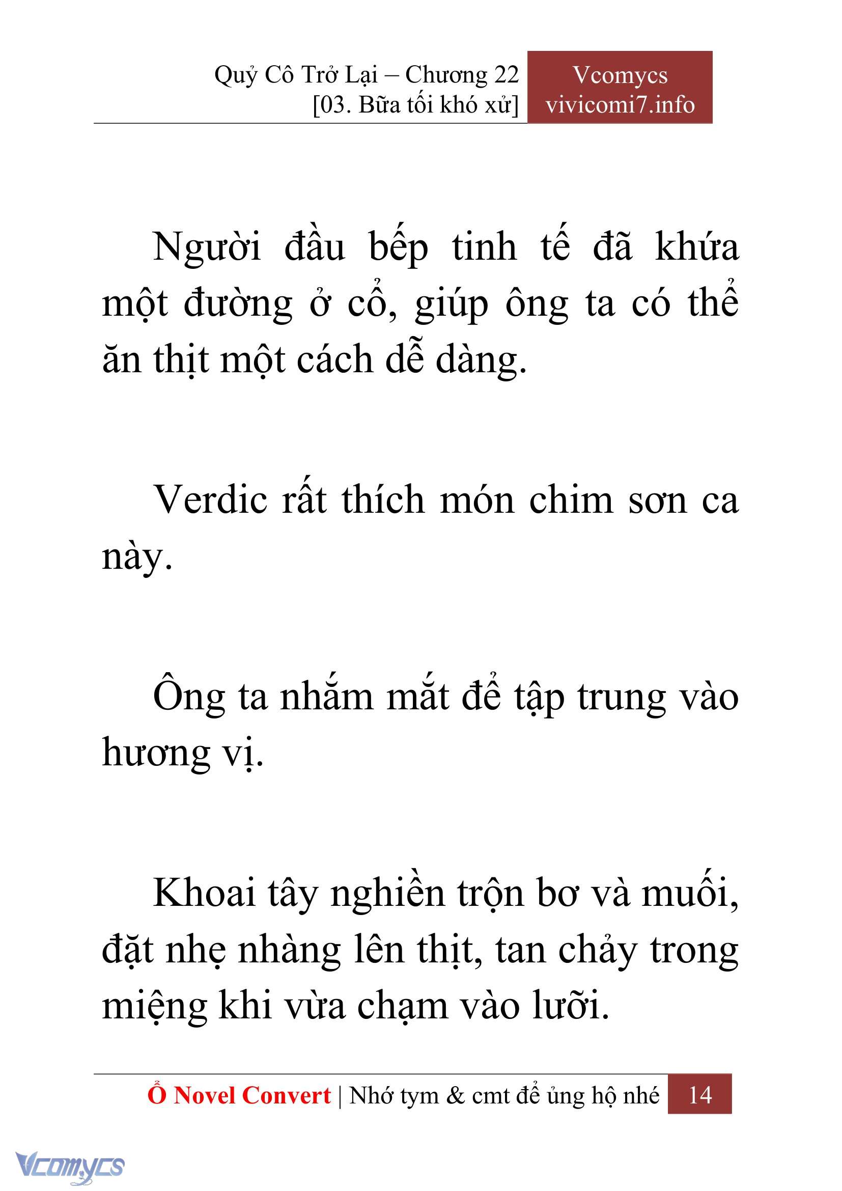 [Novel] Quý Cô Trở Lại Chapter 22 - Trang 17