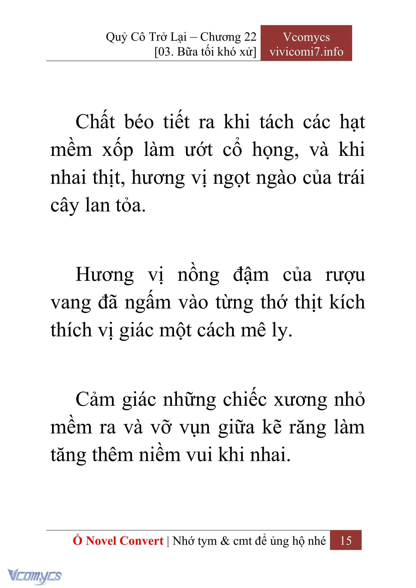 [Novel] Quý Cô Trở Lại Chapter 22 - Trang 18