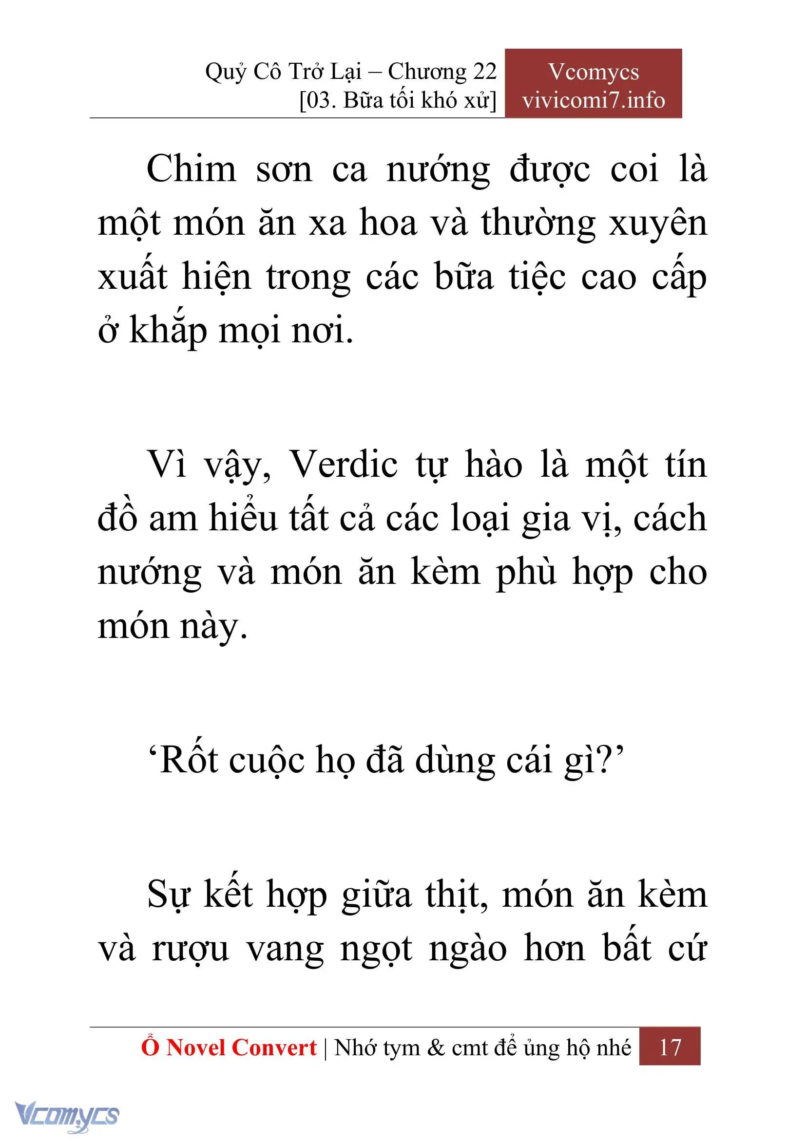 [Novel] Quý Cô Trở Lại Chapter 22 - Trang 20