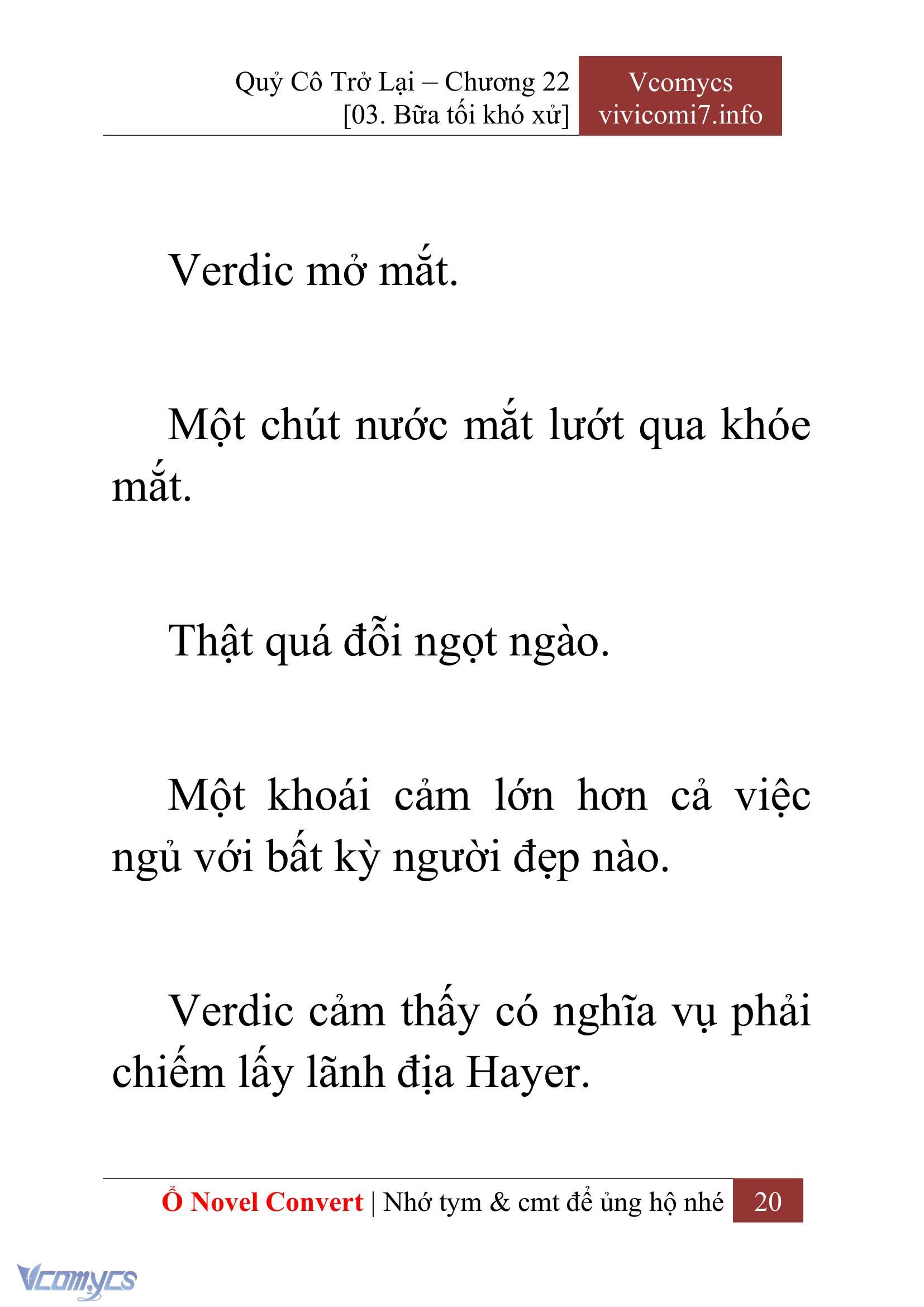 [Novel] Quý Cô Trở Lại Chapter 22 - Trang 23