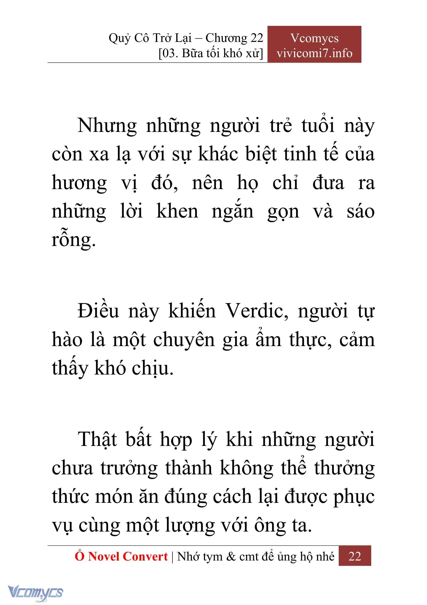[Novel] Quý Cô Trở Lại Chapter 22 - Trang 25