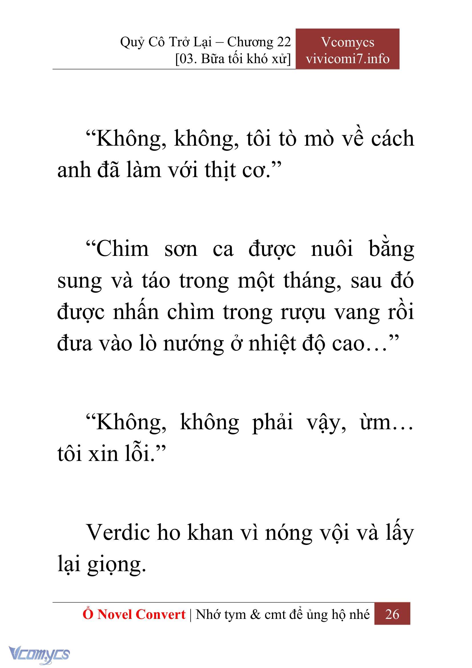 [Novel] Quý Cô Trở Lại Chapter 22 - Trang 29