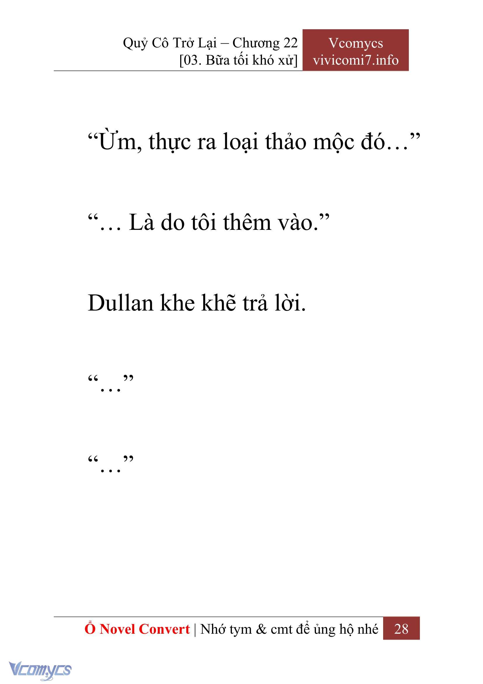 [Novel] Quý Cô Trở Lại Chapter 22 - Trang 31