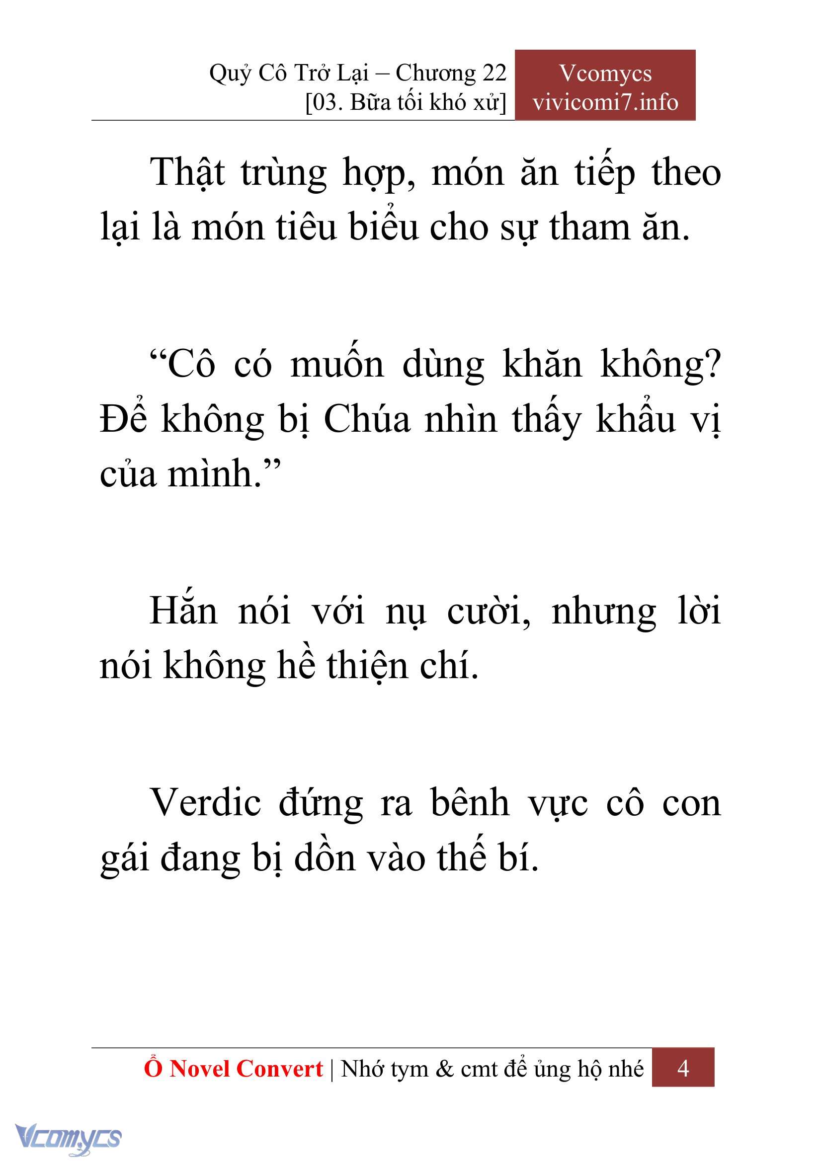 [Novel] Quý Cô Trở Lại Chapter 22 - Trang 7