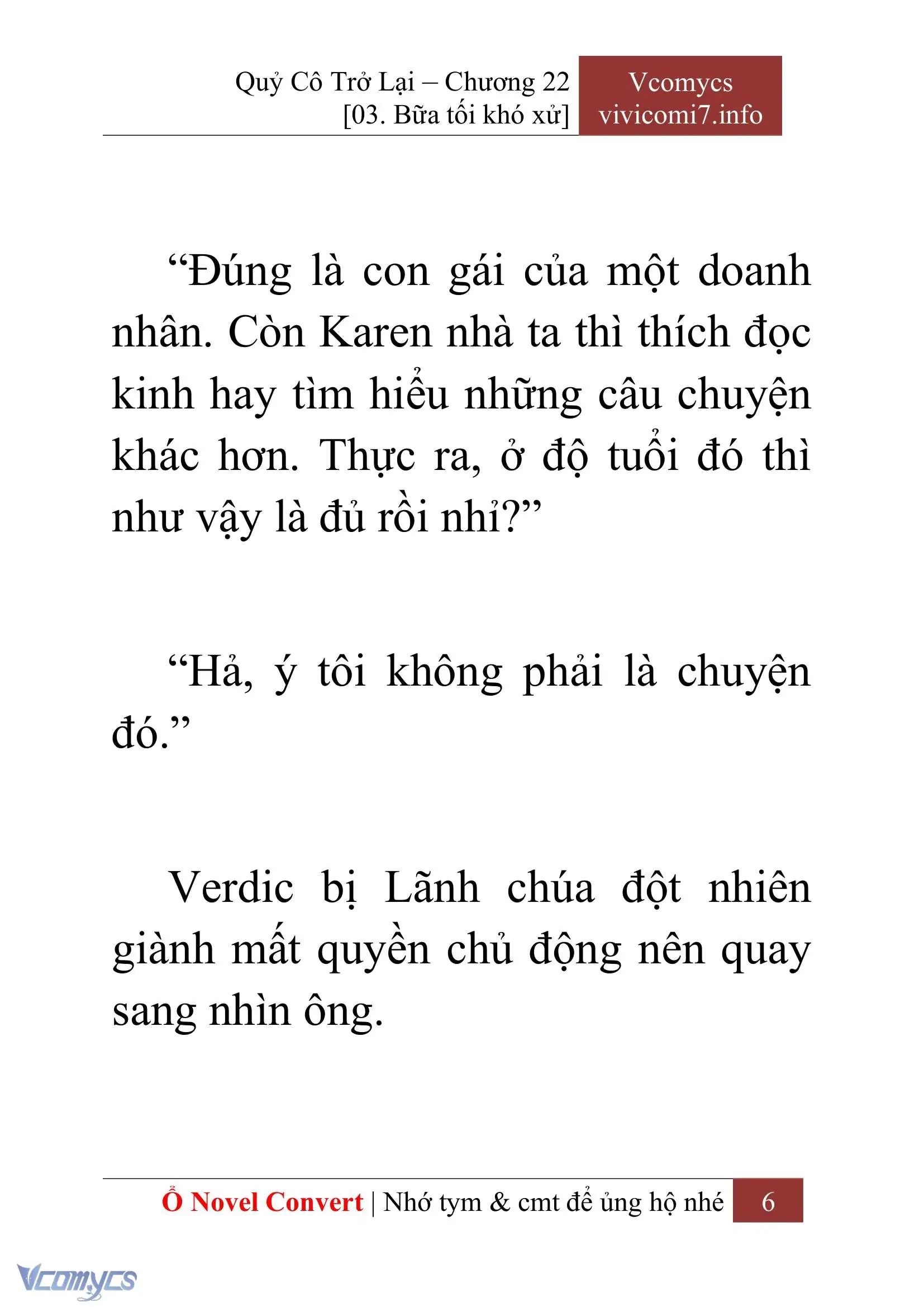 [Novel] Quý Cô Trở Lại Chapter 22 - Trang 9