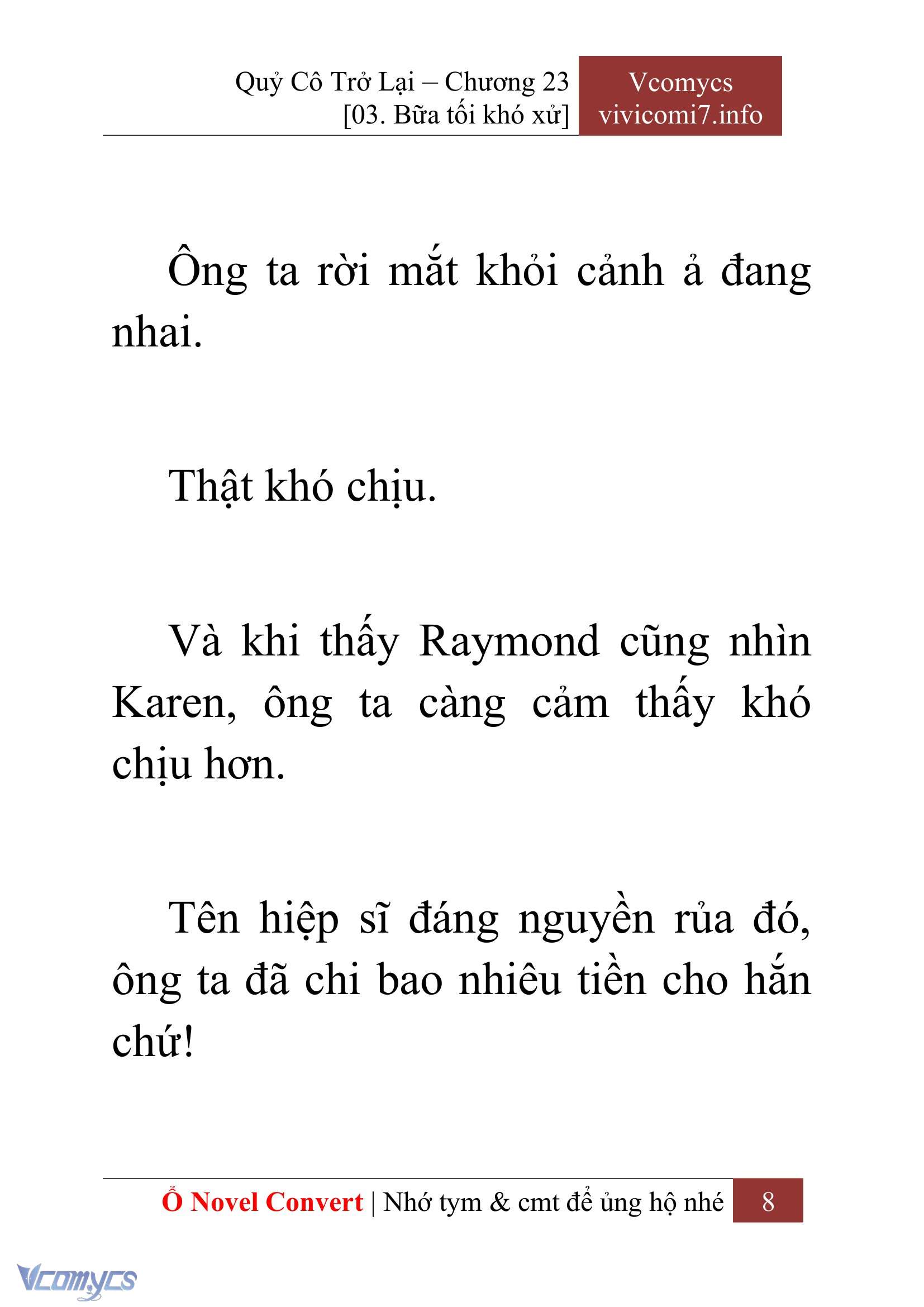 [Novel] Quý Cô Trở Lại Chapter 23 - Trang 11