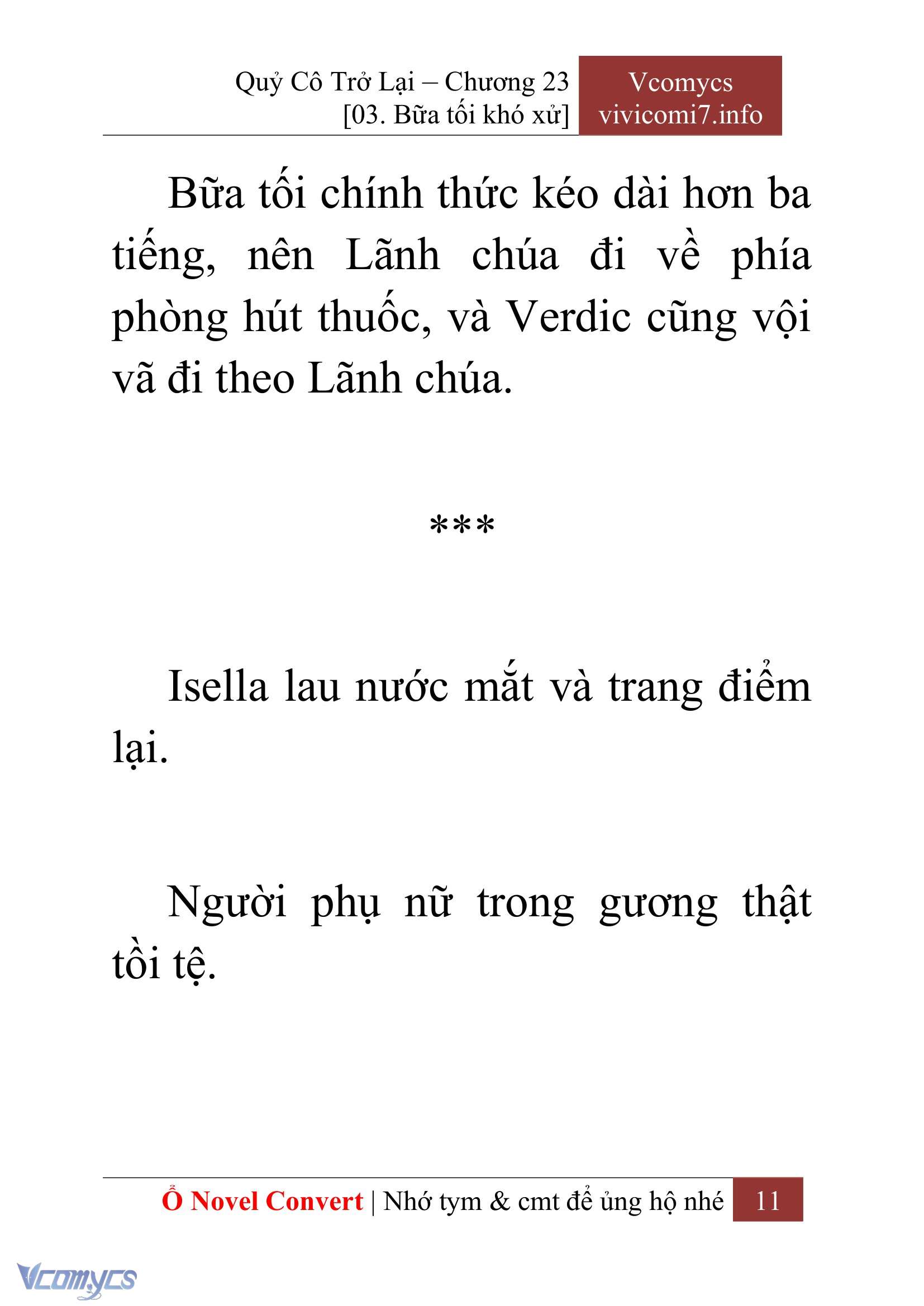 [Novel] Quý Cô Trở Lại Chapter 23 - Trang 14