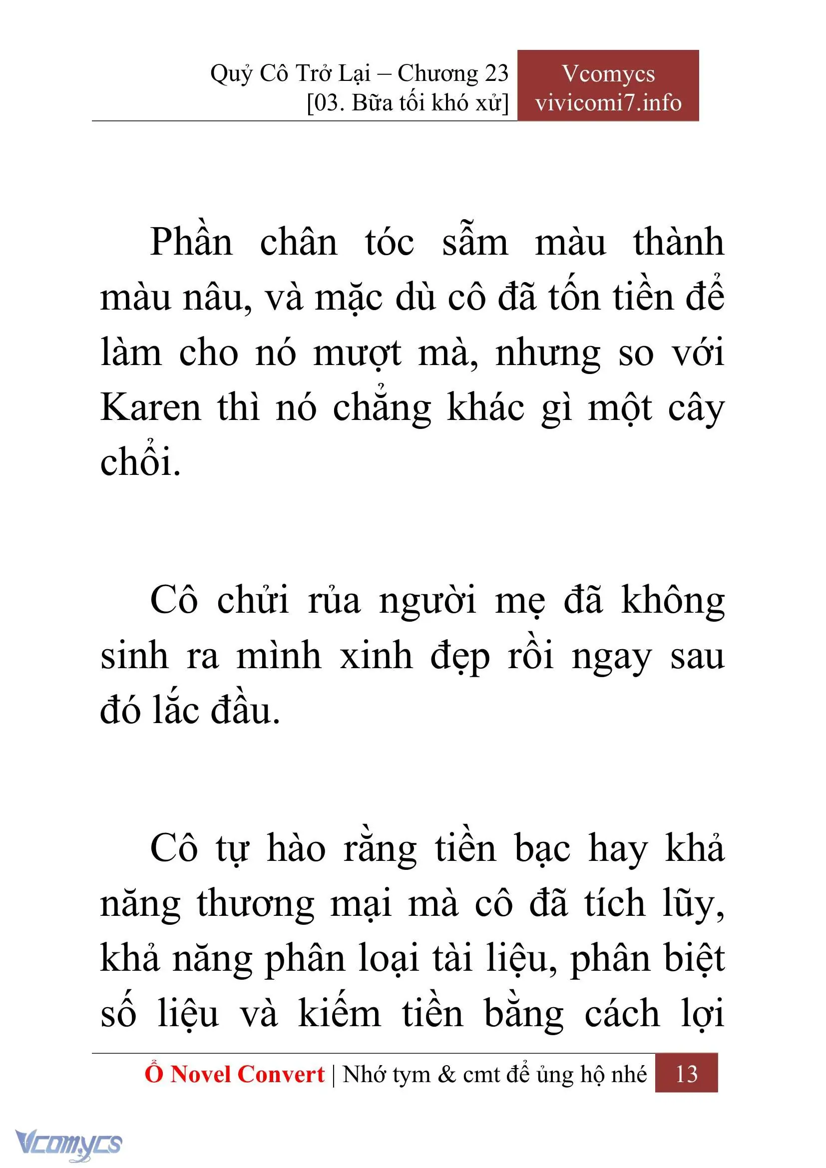 [Novel] Quý Cô Trở Lại Chapter 23 - Trang 16