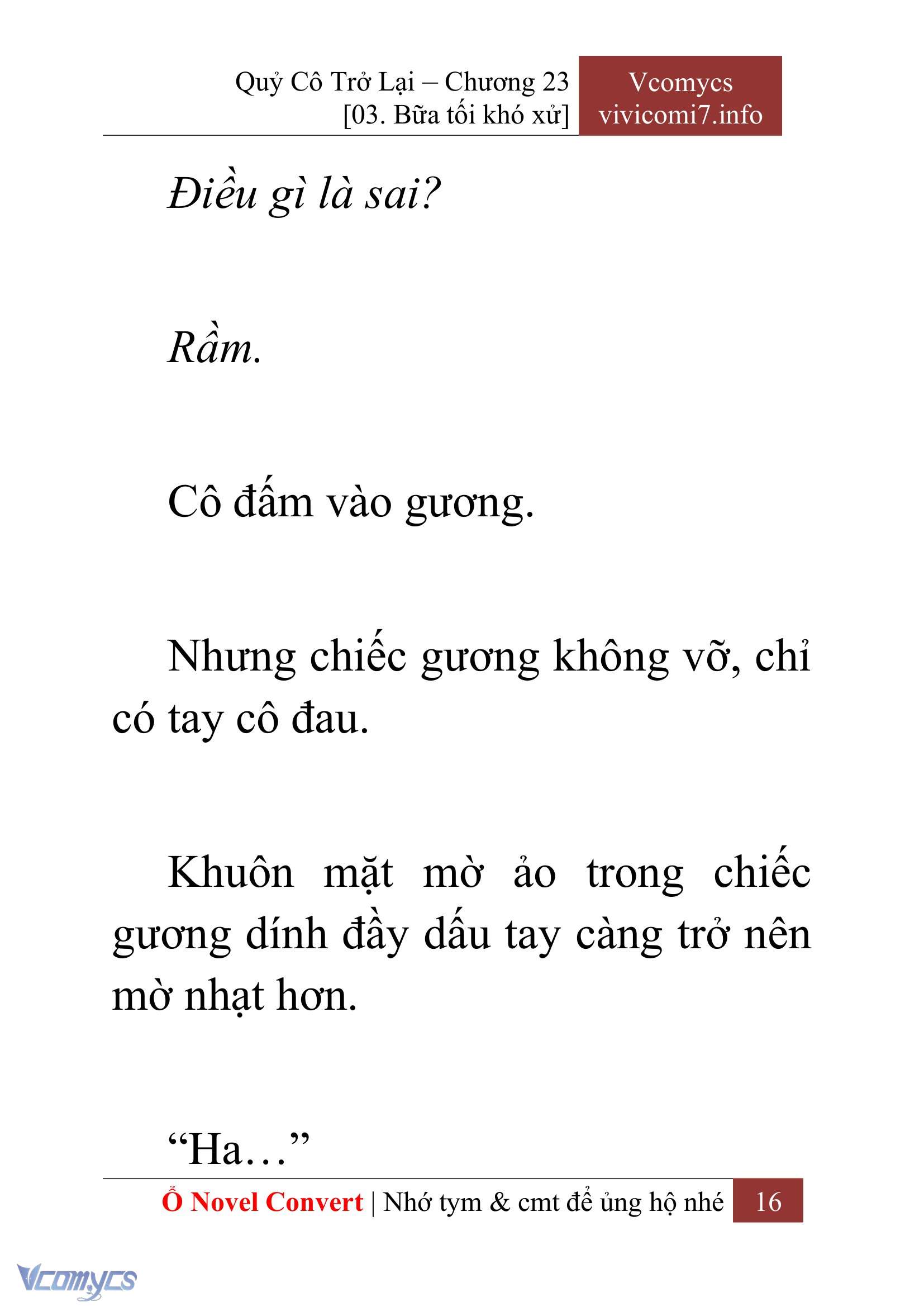 [Novel] Quý Cô Trở Lại Chapter 23 - Trang 19
