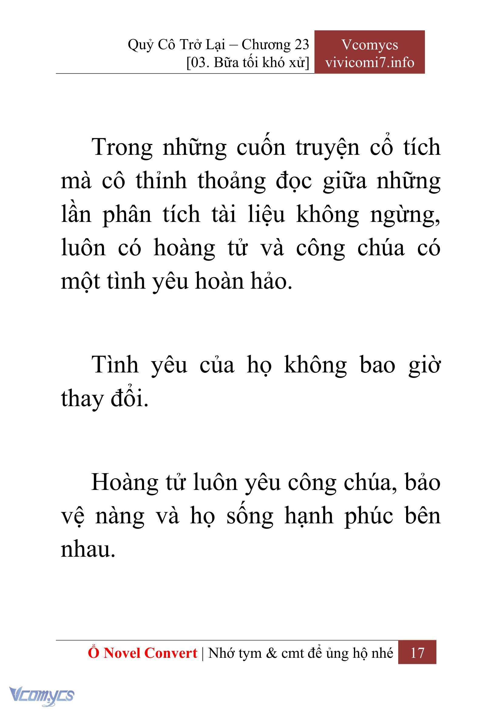 [Novel] Quý Cô Trở Lại Chapter 23 - Trang 20