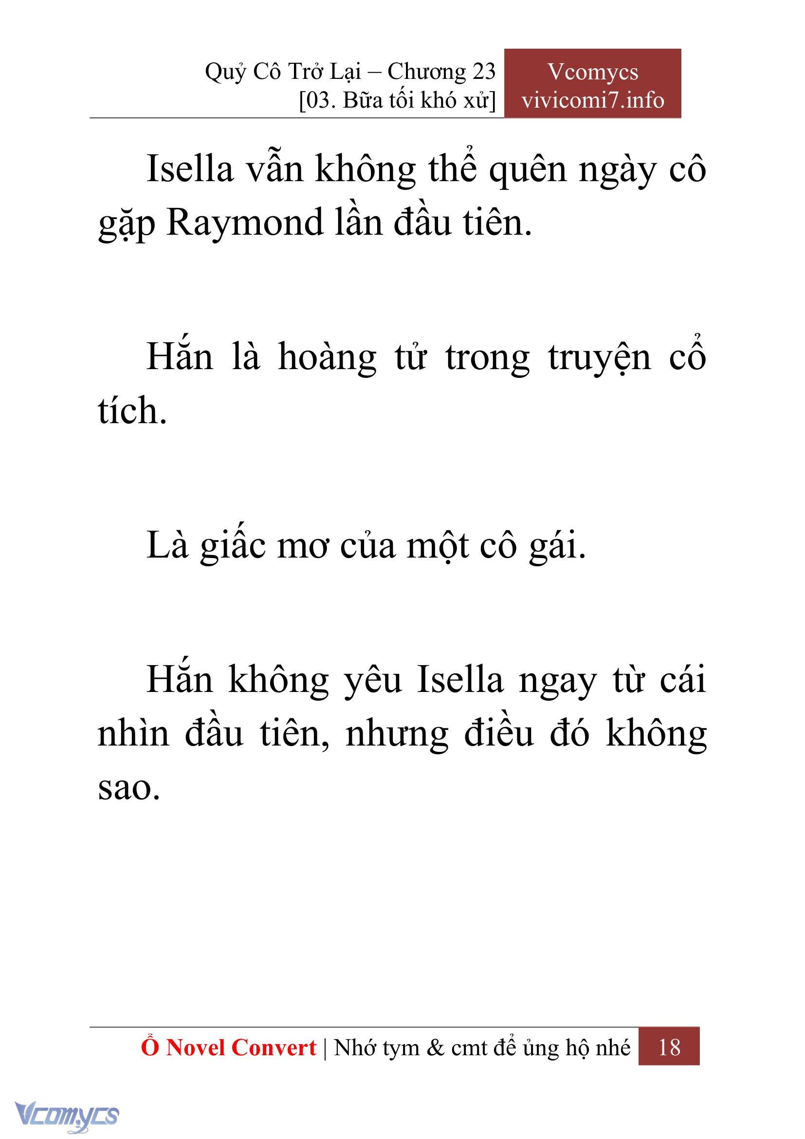 [Novel] Quý Cô Trở Lại Chapter 23 - Trang 21