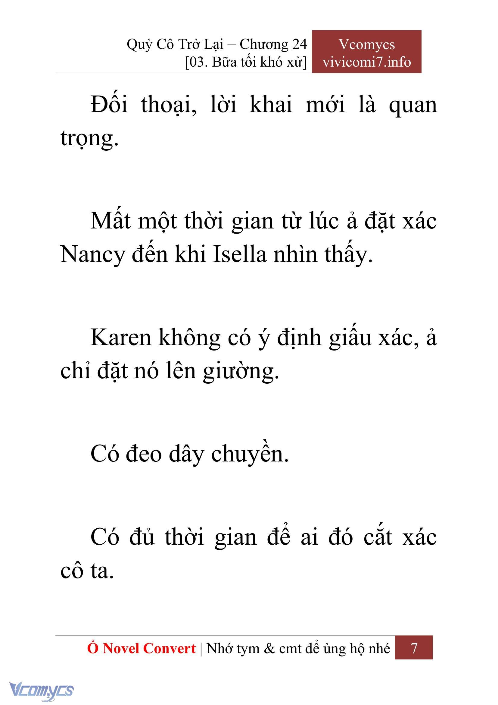 [Novel] Quý Cô Trở Lại Chapter 24 - Trang 10