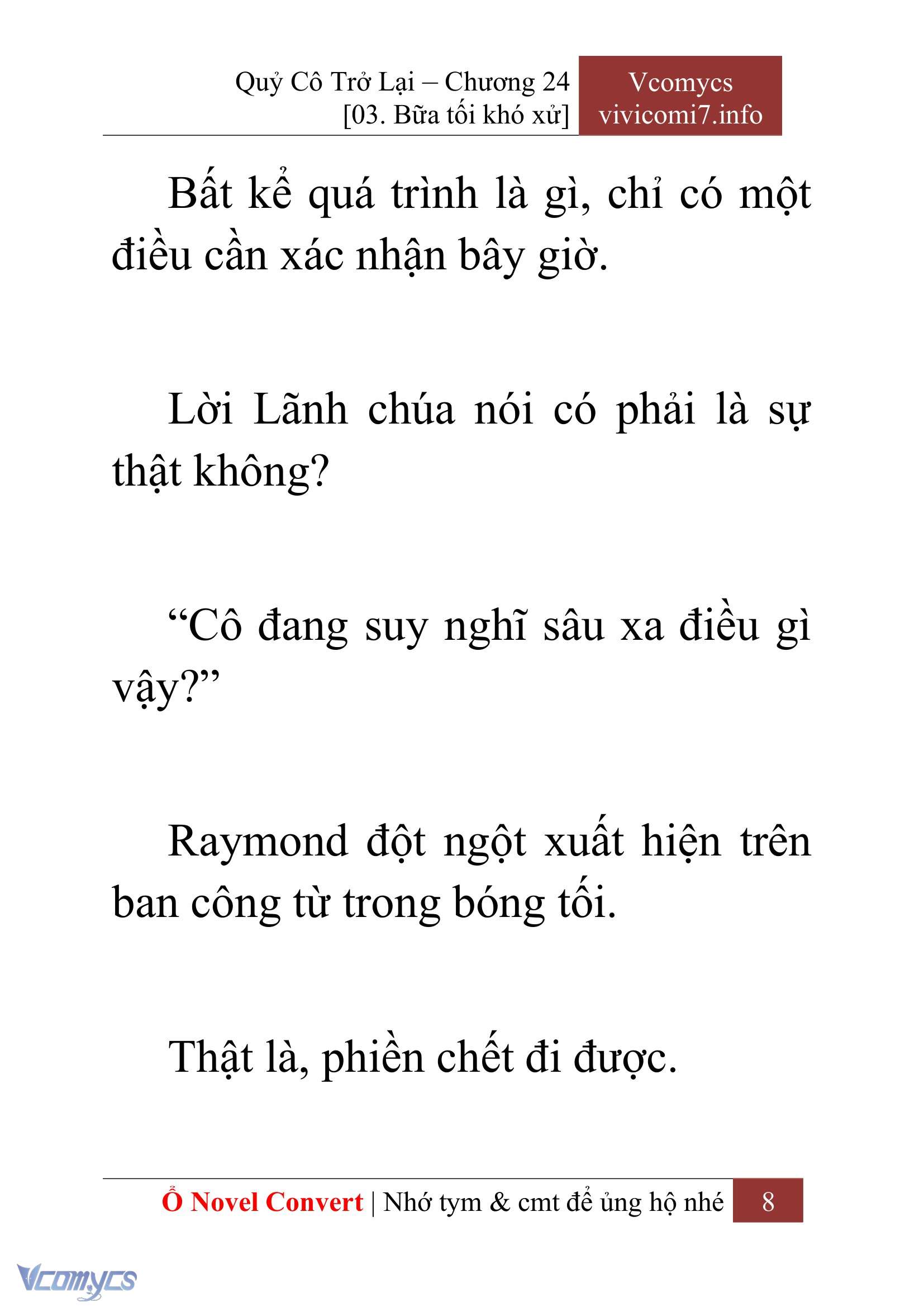 [Novel] Quý Cô Trở Lại Chapter 24 - Trang 11