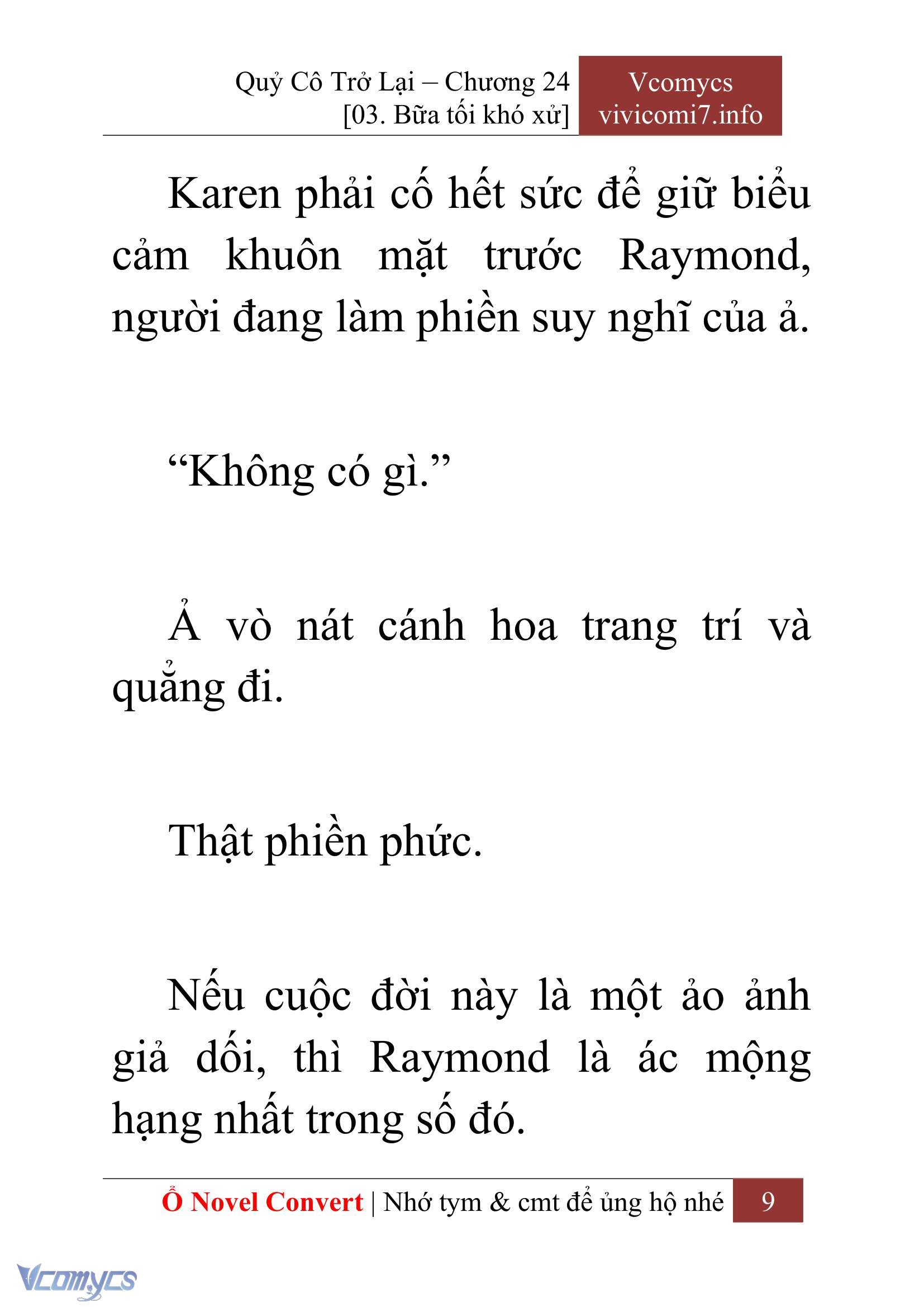 [Novel] Quý Cô Trở Lại Chapter 24 - Trang 12