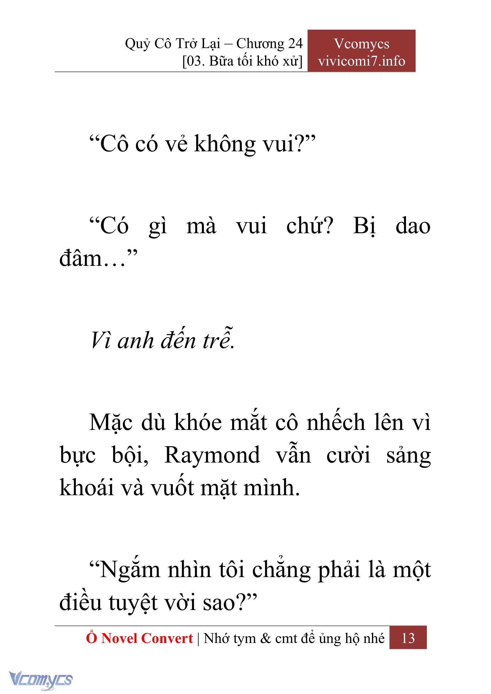 [Novel] Quý Cô Trở Lại Chapter 24 - Trang 16