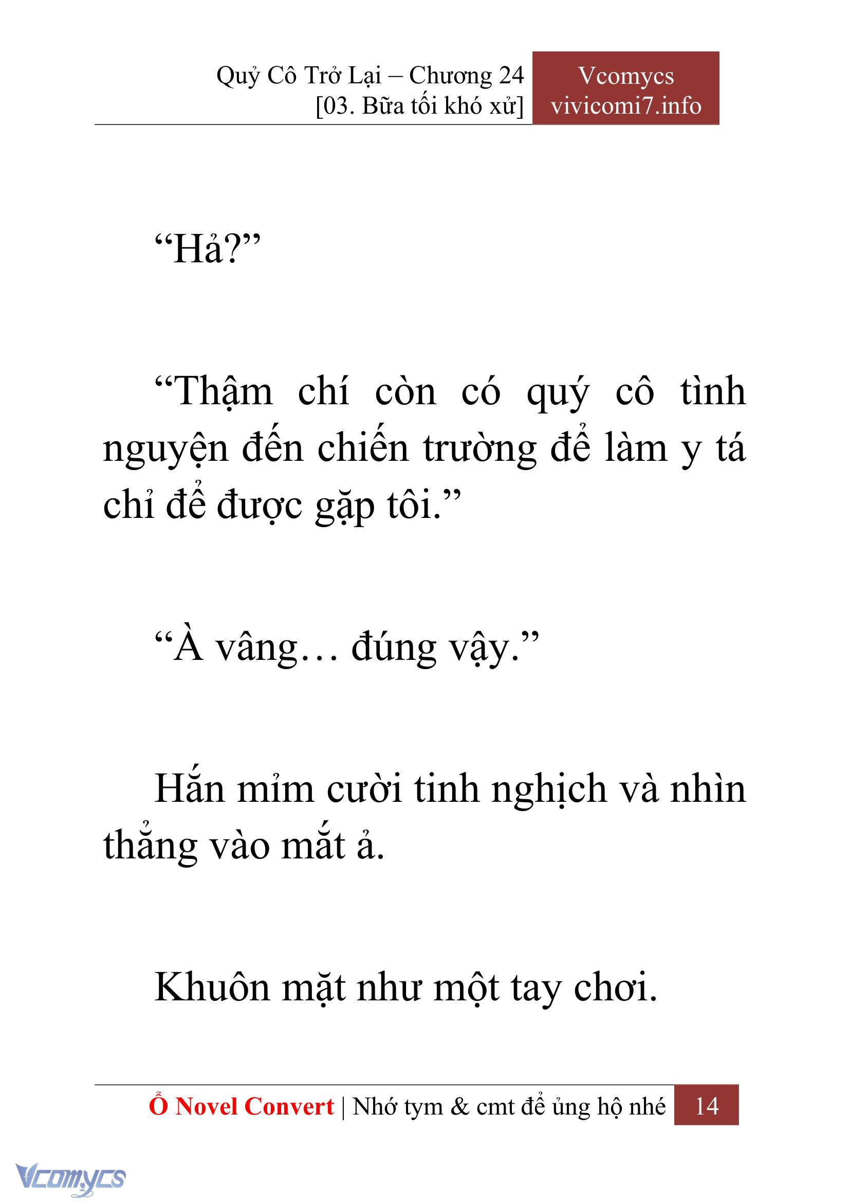 [Novel] Quý Cô Trở Lại Chapter 24 - Trang 17