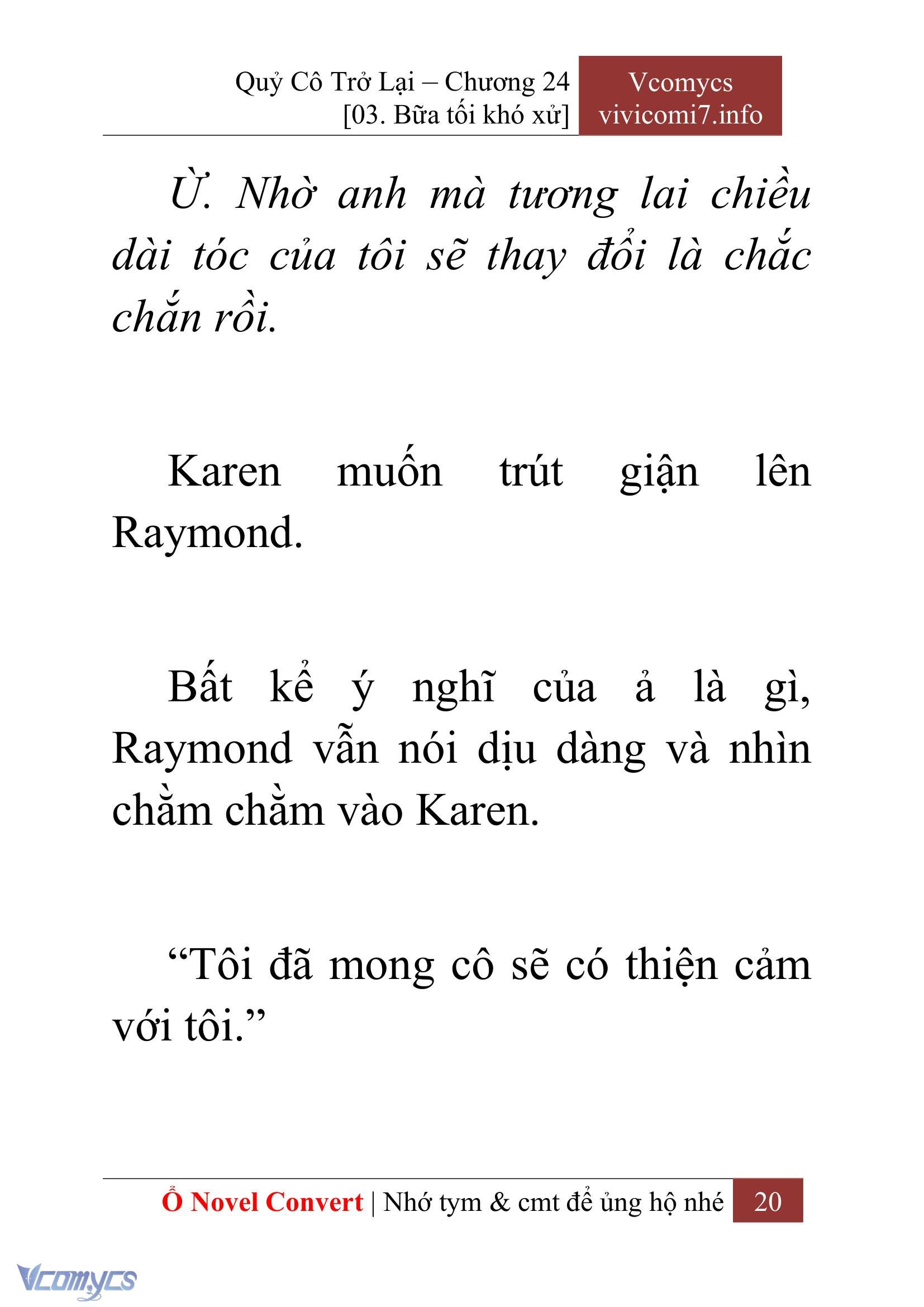 [Novel] Quý Cô Trở Lại Chapter 24 - Trang 23