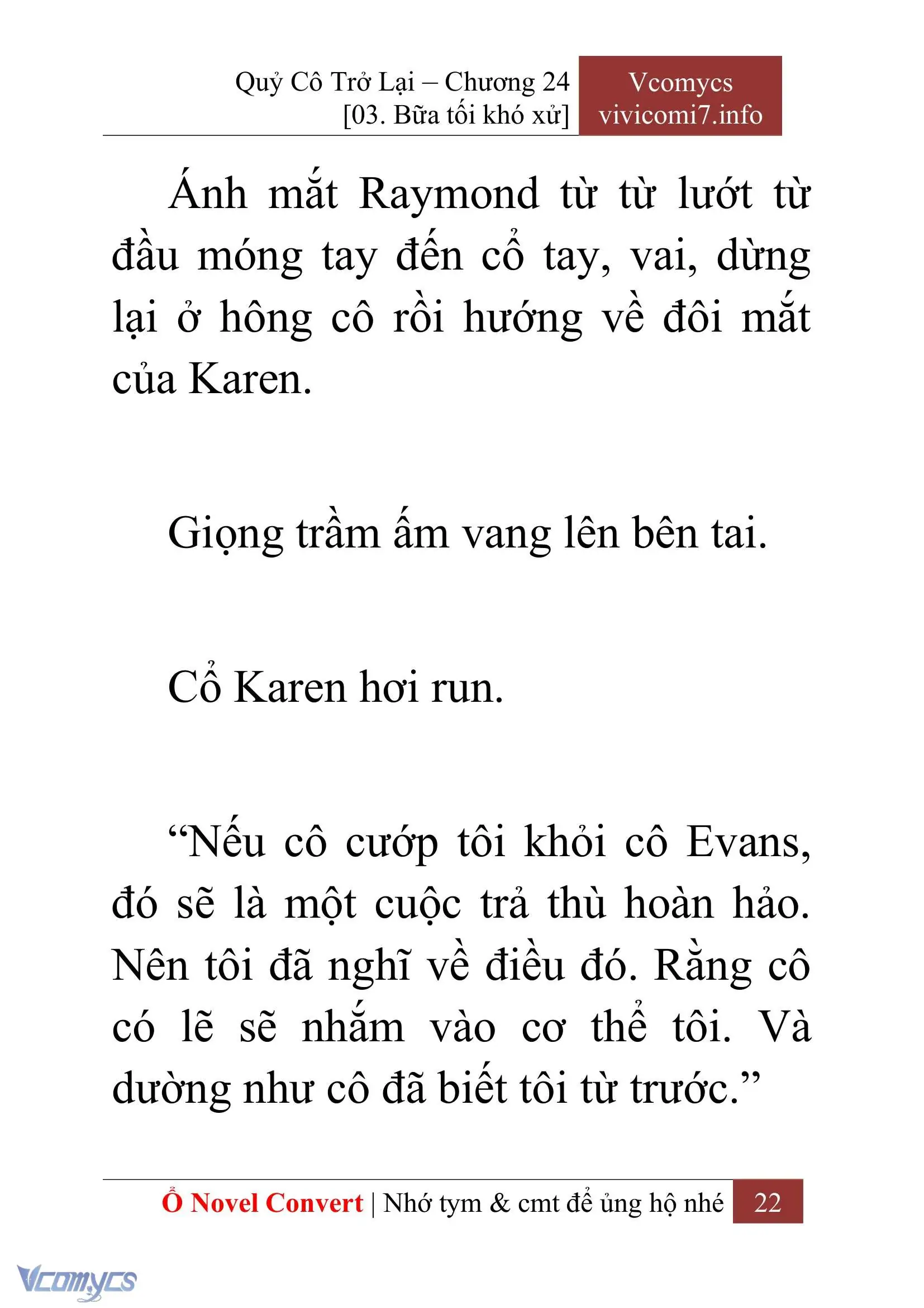 [Novel] Quý Cô Trở Lại Chapter 24 - Trang 25