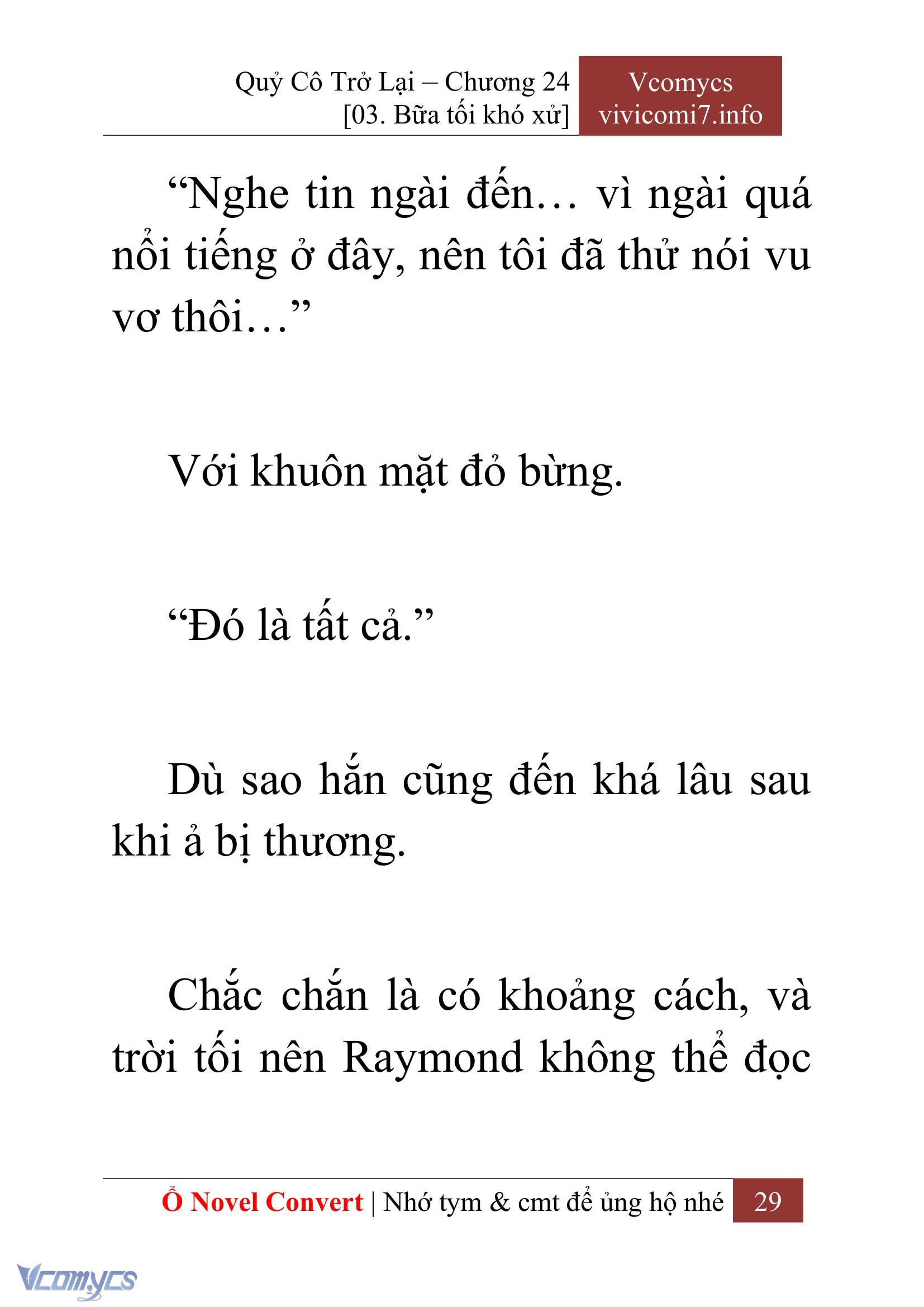[Novel] Quý Cô Trở Lại Chapter 24 - Trang 32
