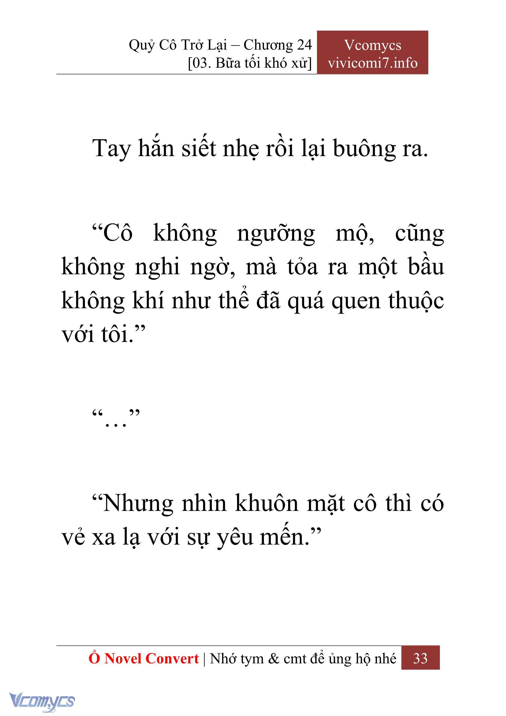 [Novel] Quý Cô Trở Lại Chapter 24 - Trang 36