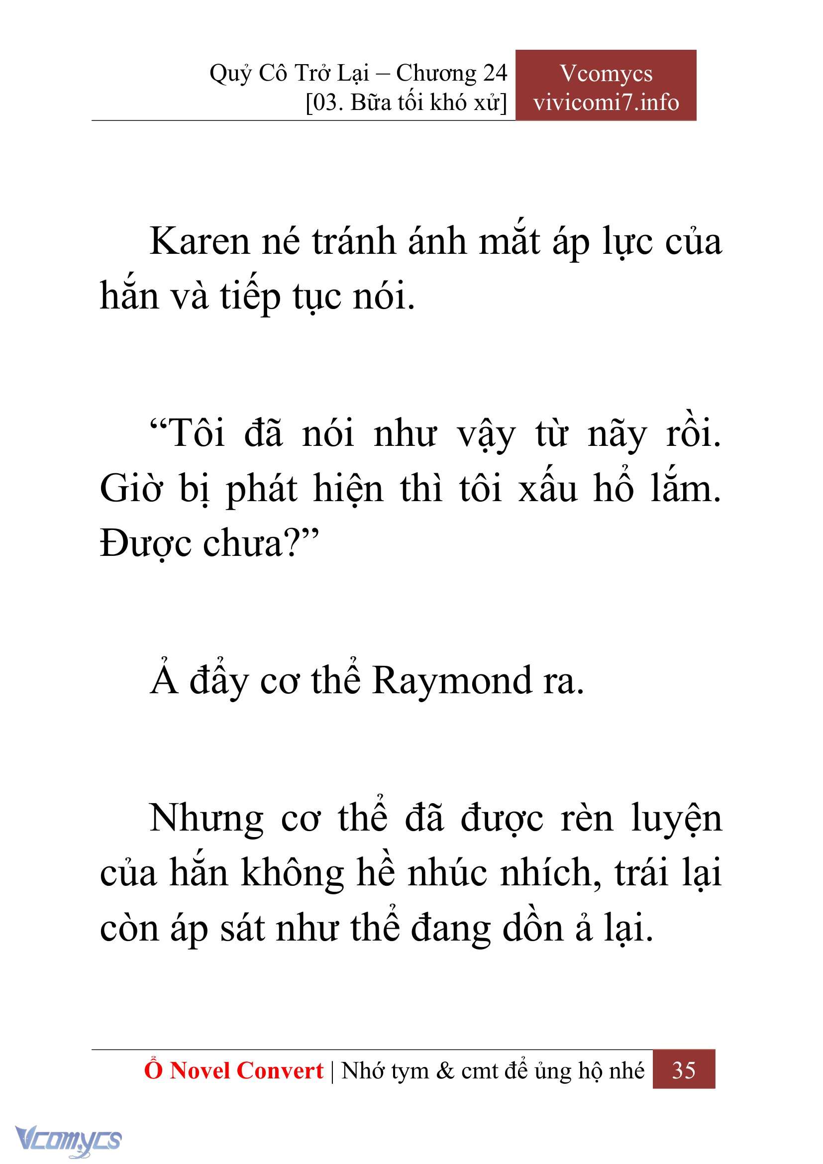 [Novel] Quý Cô Trở Lại Chapter 24 - Trang 38