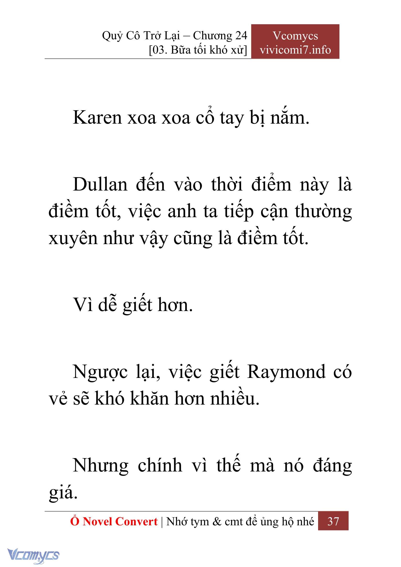 [Novel] Quý Cô Trở Lại Chapter 24 - Trang 40