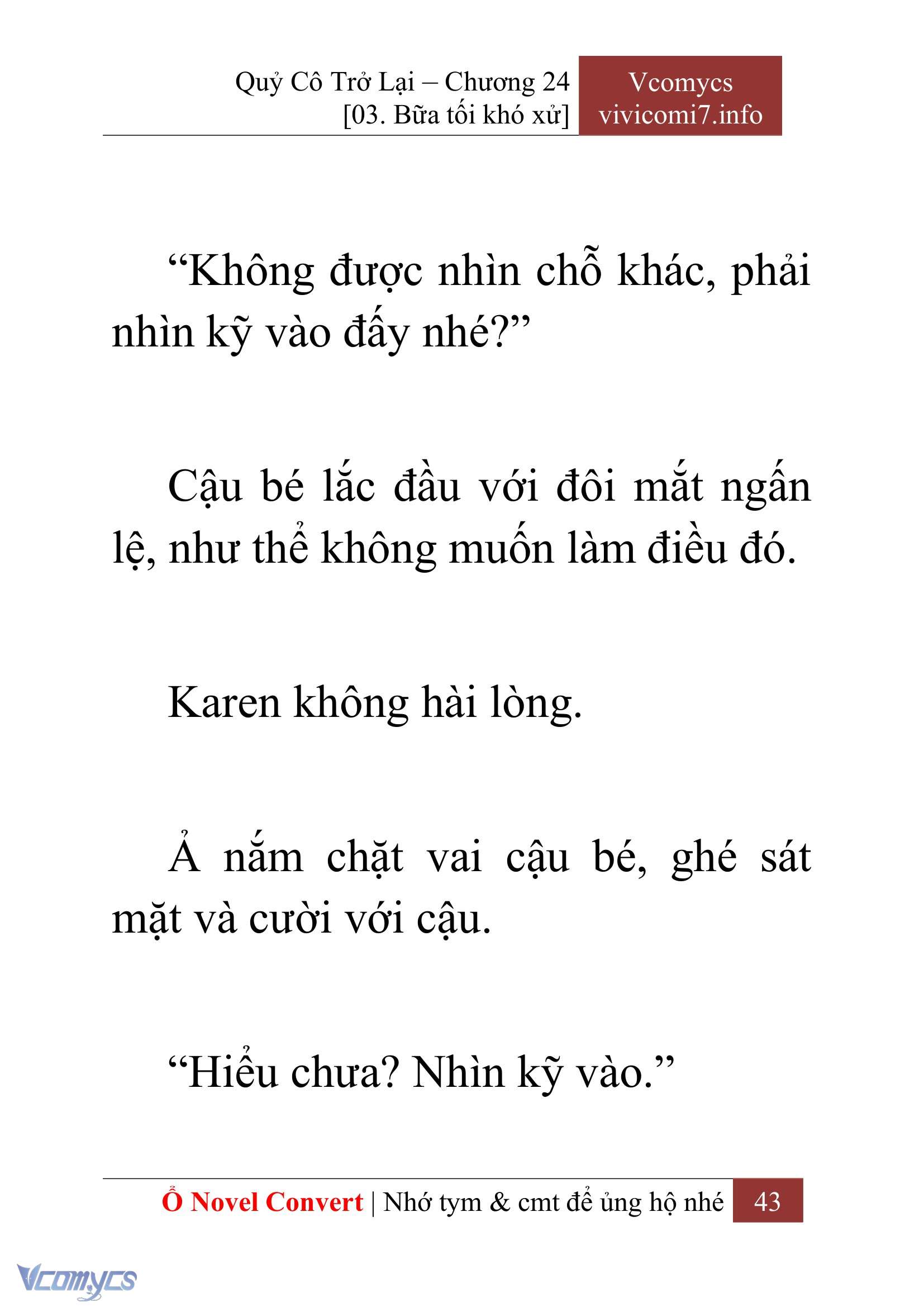 [Novel] Quý Cô Trở Lại Chapter 24 - Trang 46