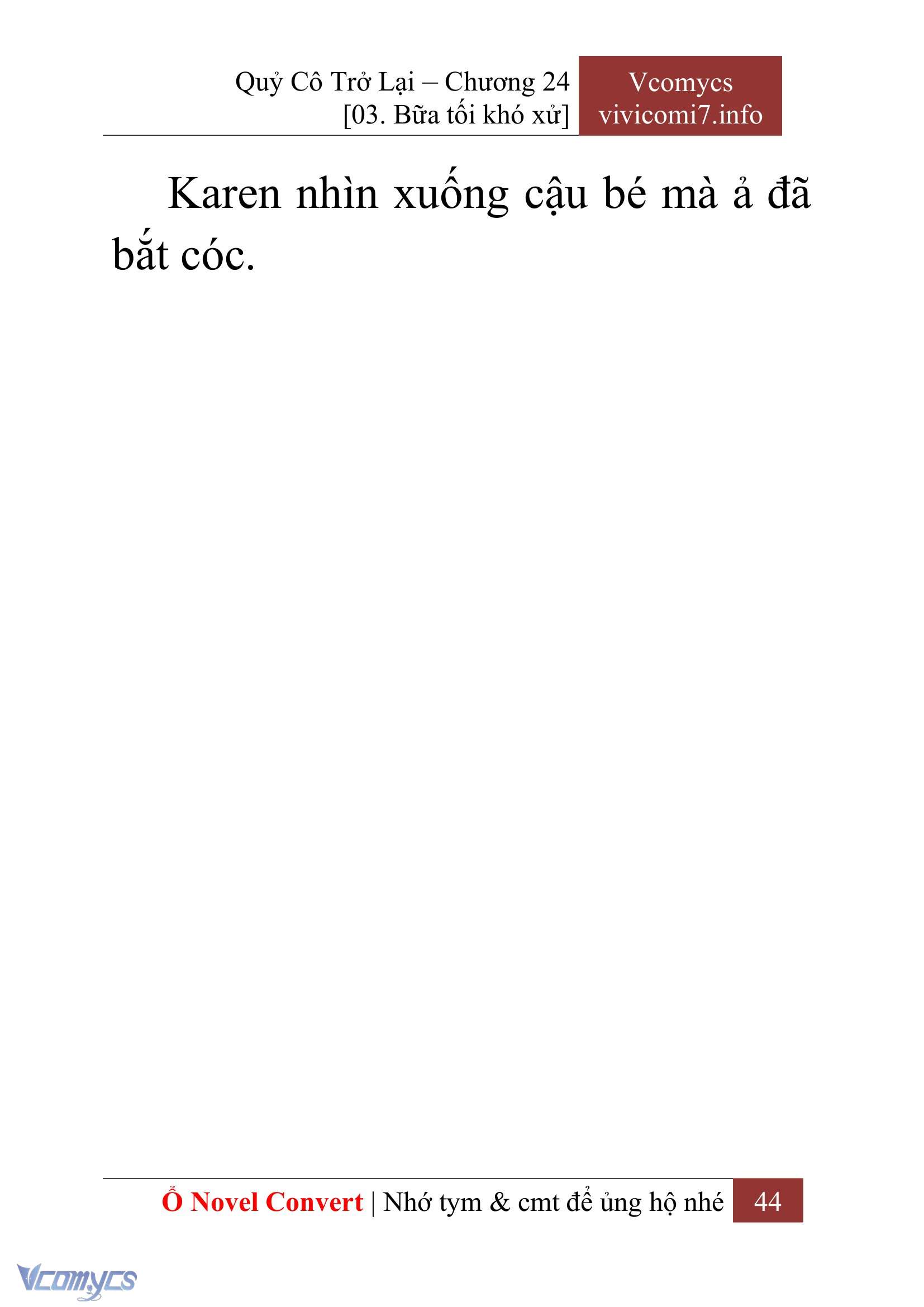 [Novel] Quý Cô Trở Lại Chapter 24 - Trang 47
