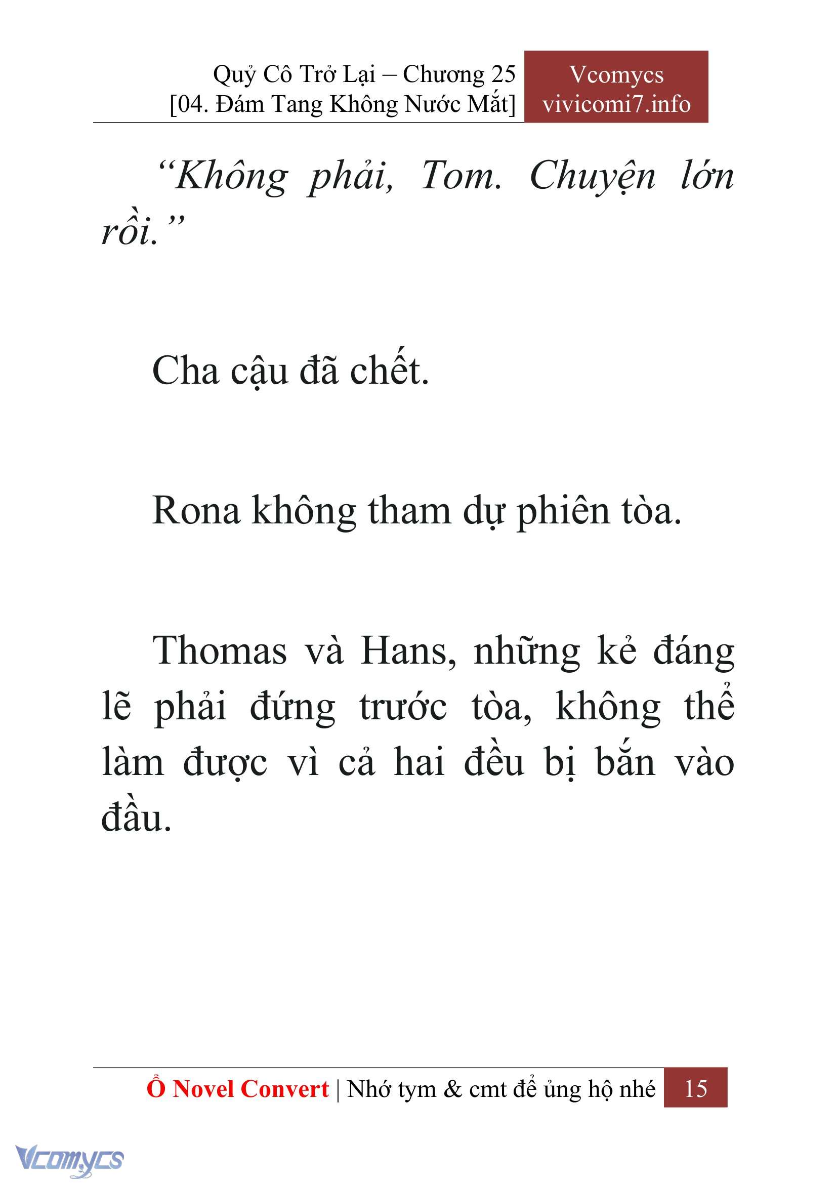 [Novel] Quý Cô Trở Lại Chapter 25 - Trang 18