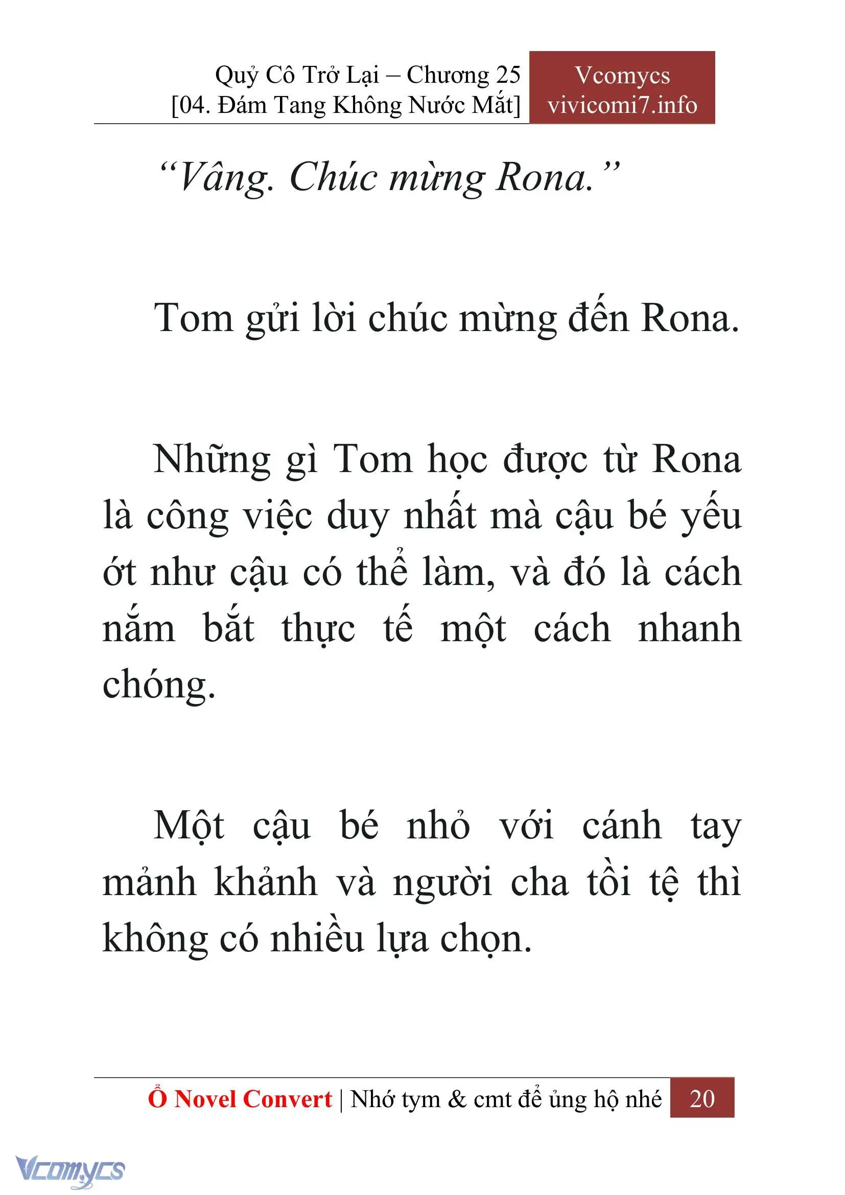 [Novel] Quý Cô Trở Lại Chapter 25 - Trang 23