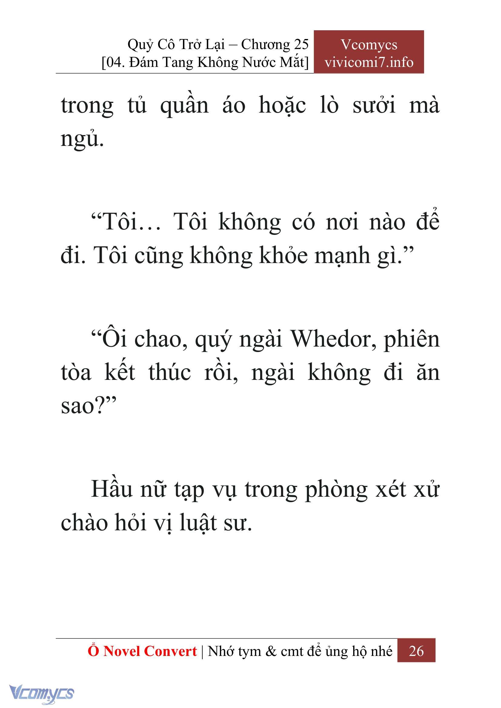 [Novel] Quý Cô Trở Lại Chapter 25 - Trang 29