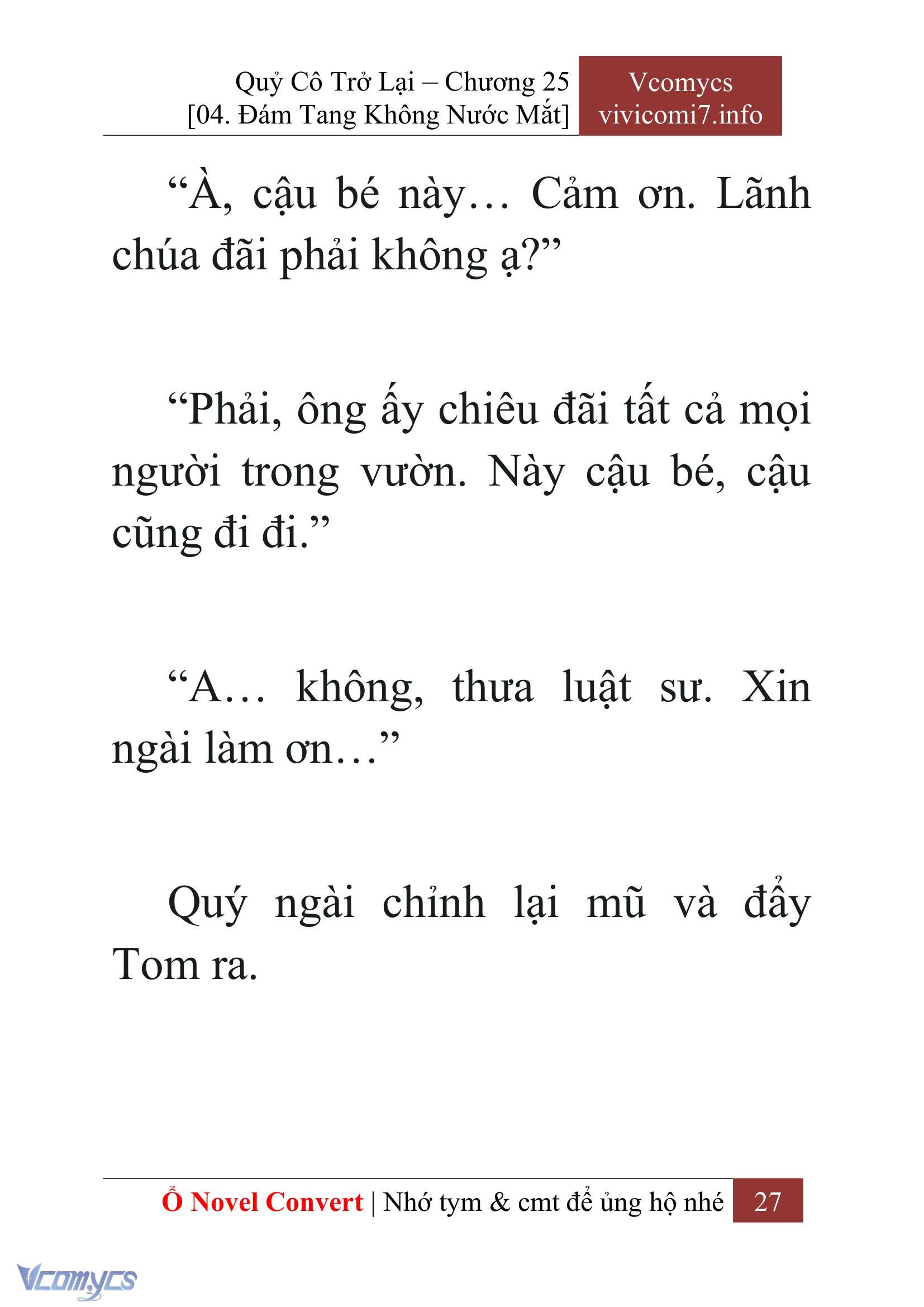 [Novel] Quý Cô Trở Lại Chapter 25 - Trang 30