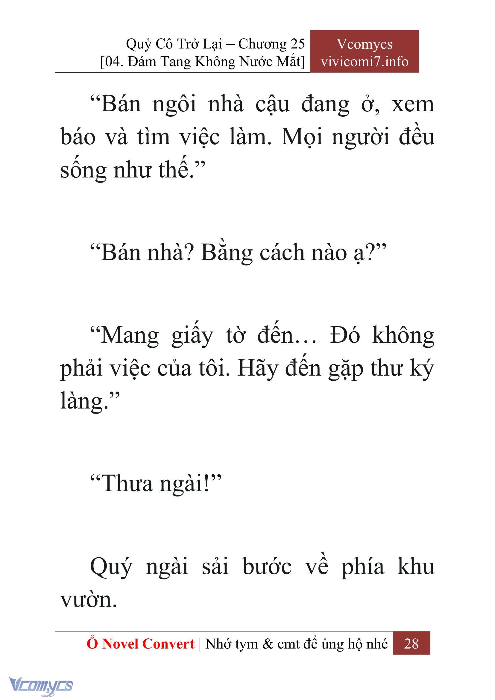 [Novel] Quý Cô Trở Lại Chapter 25 - Trang 31