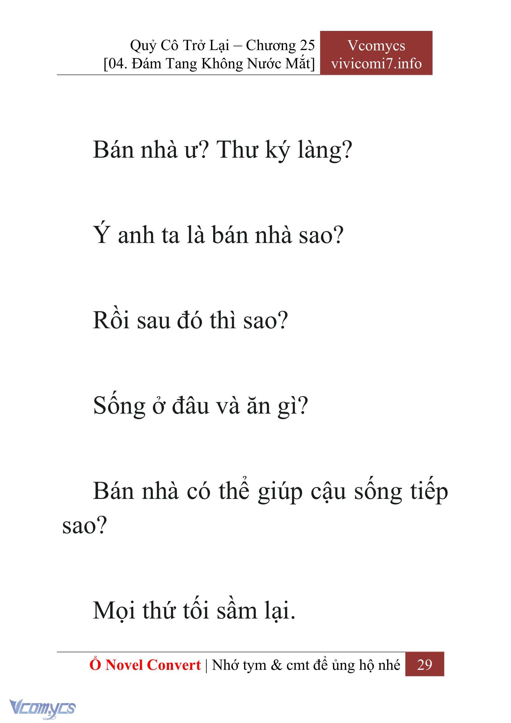 [Novel] Quý Cô Trở Lại Chapter 25 - Trang 32