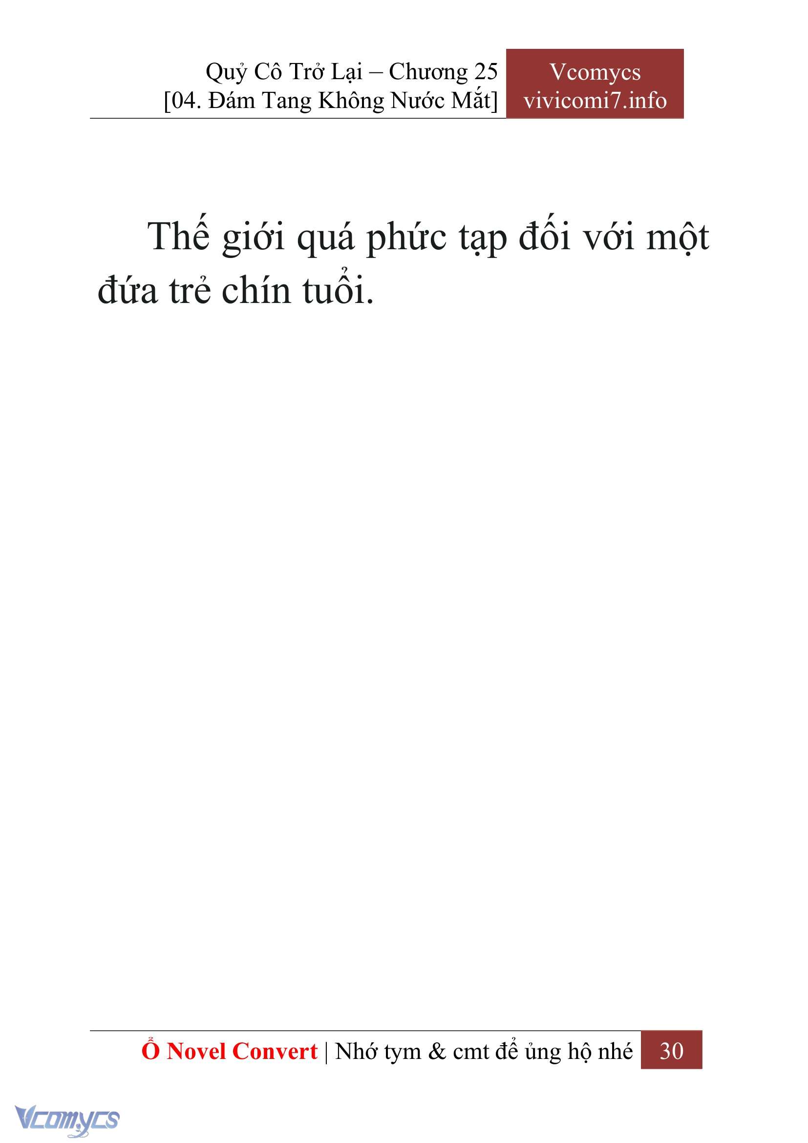 [Novel] Quý Cô Trở Lại Chapter 25 - Trang 33