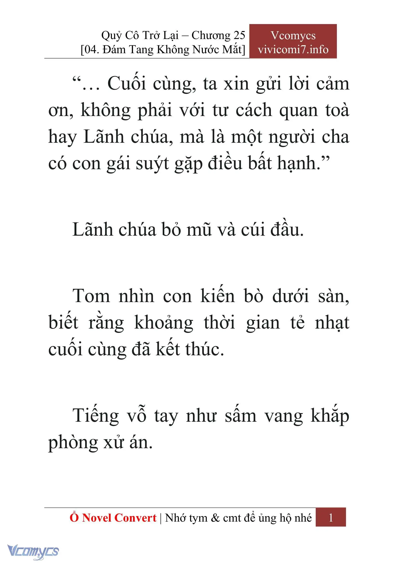 [Novel] Quý Cô Trở Lại Chapter 25 - Trang 4