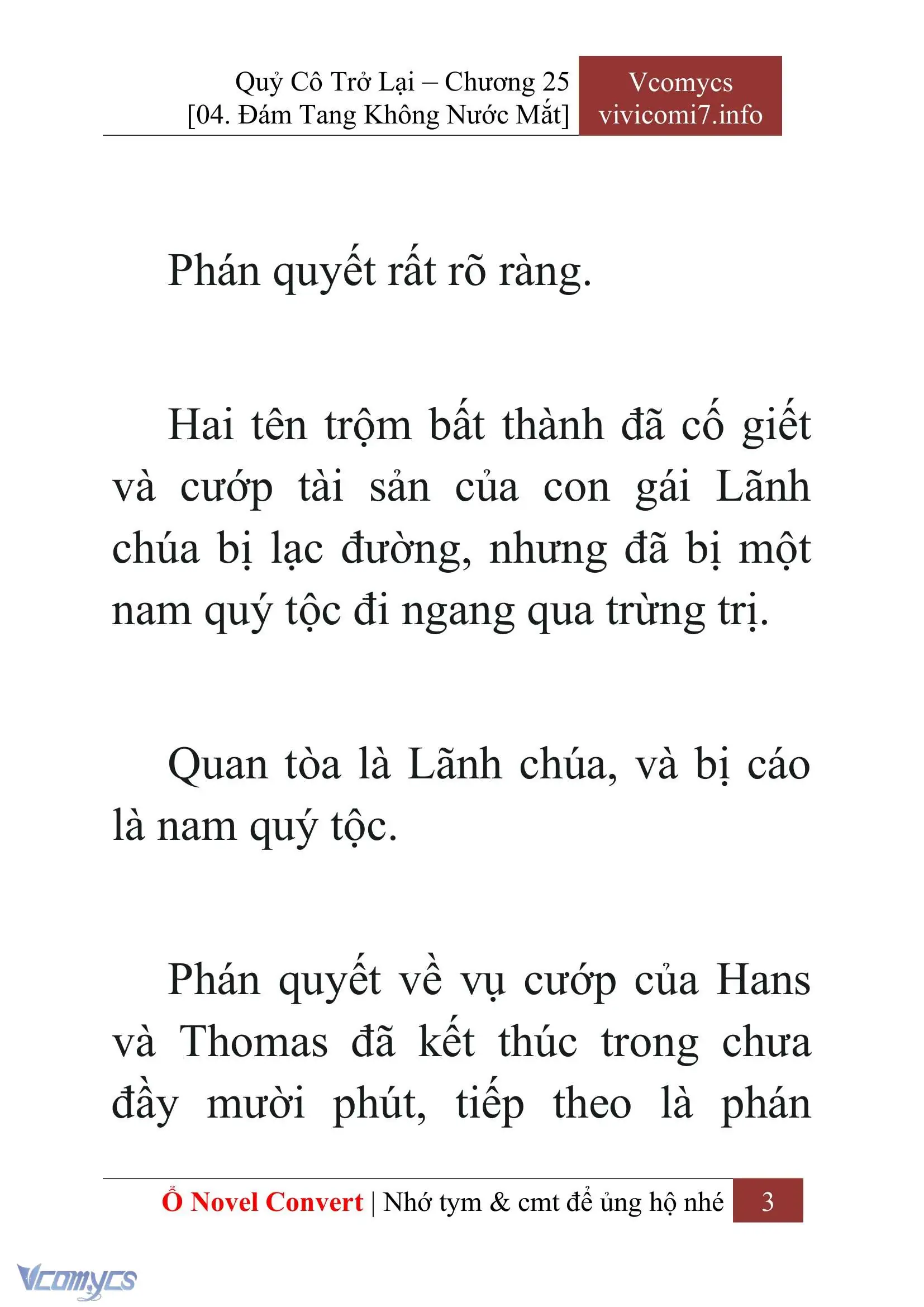 [Novel] Quý Cô Trở Lại Chapter 25 - Trang 6