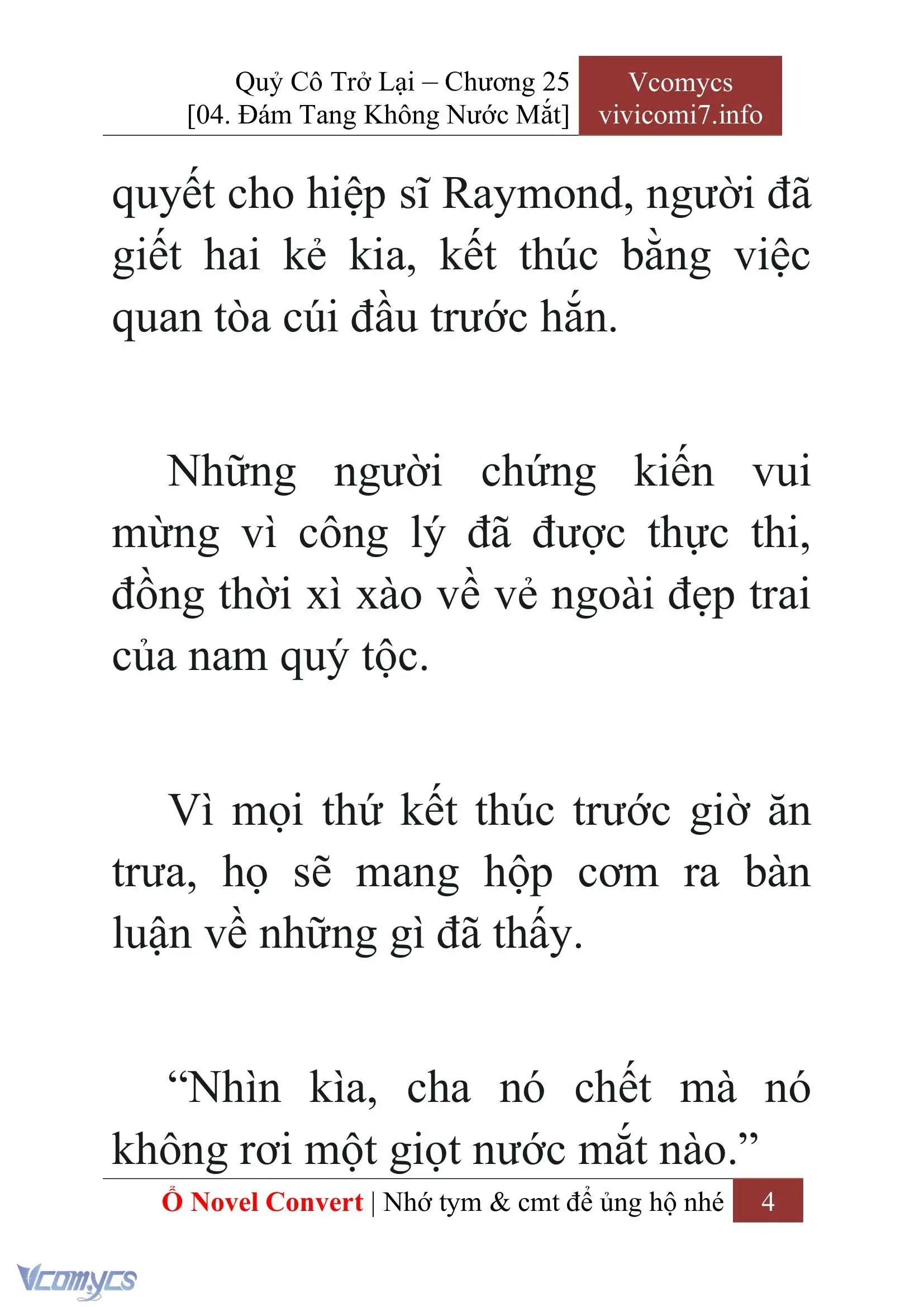 [Novel] Quý Cô Trở Lại Chapter 25 - Trang 7