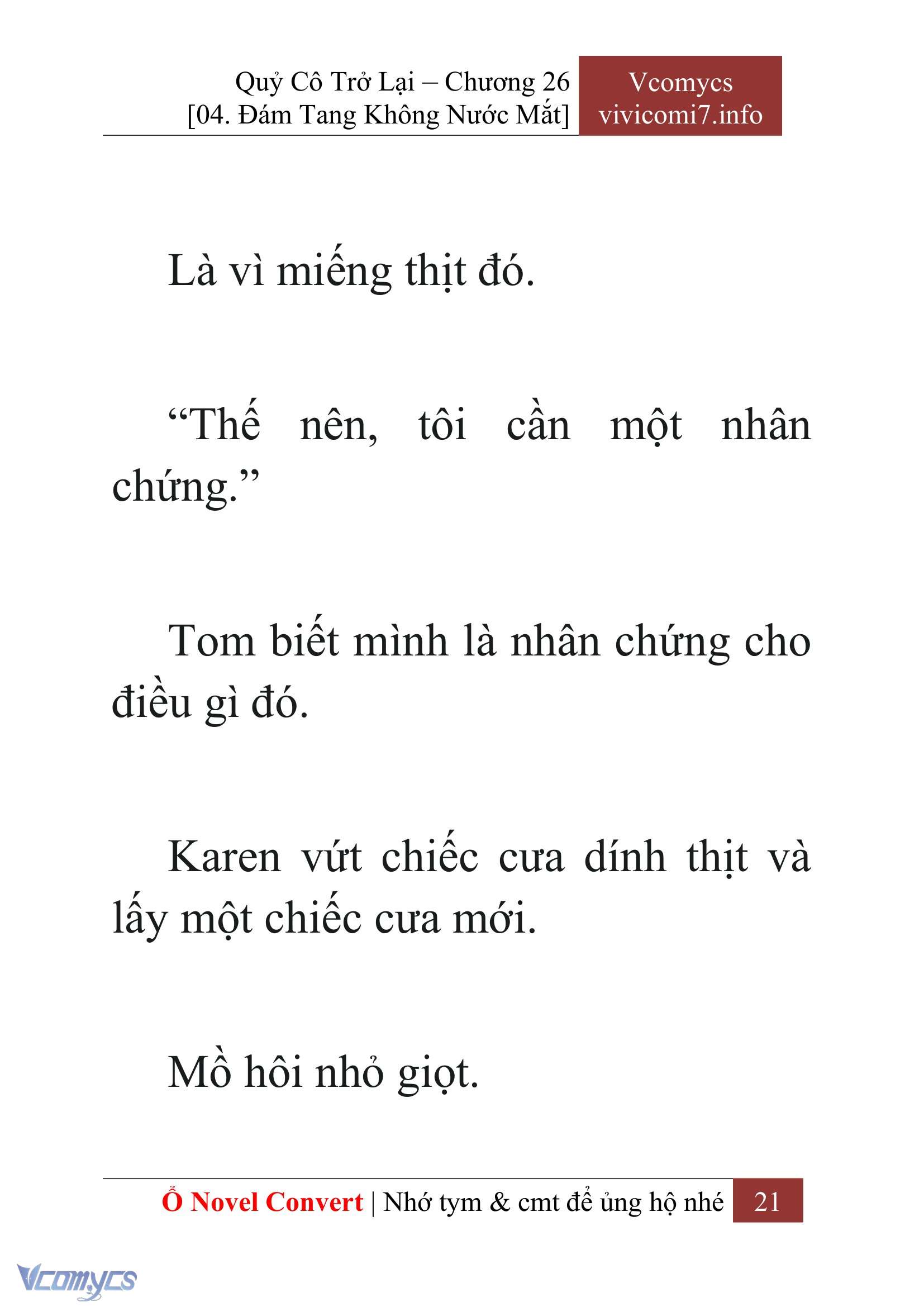 [Novel] Quý Cô Trở Lại Chapter 26 - Trang 24