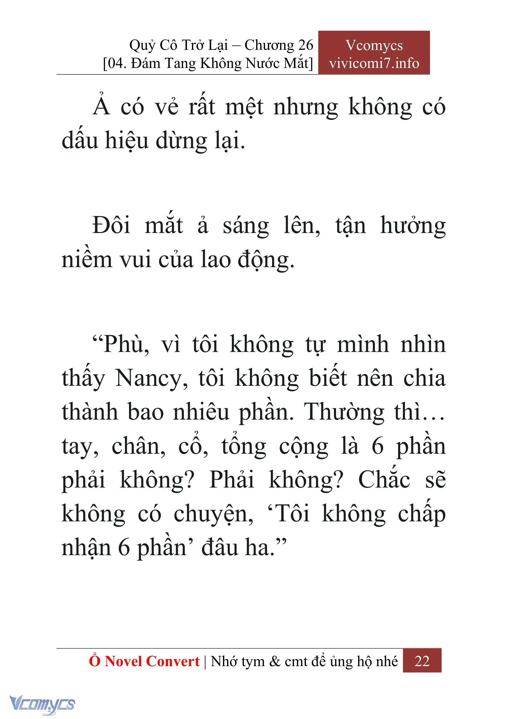 [Novel] Quý Cô Trở Lại Chapter 26 - Trang 25