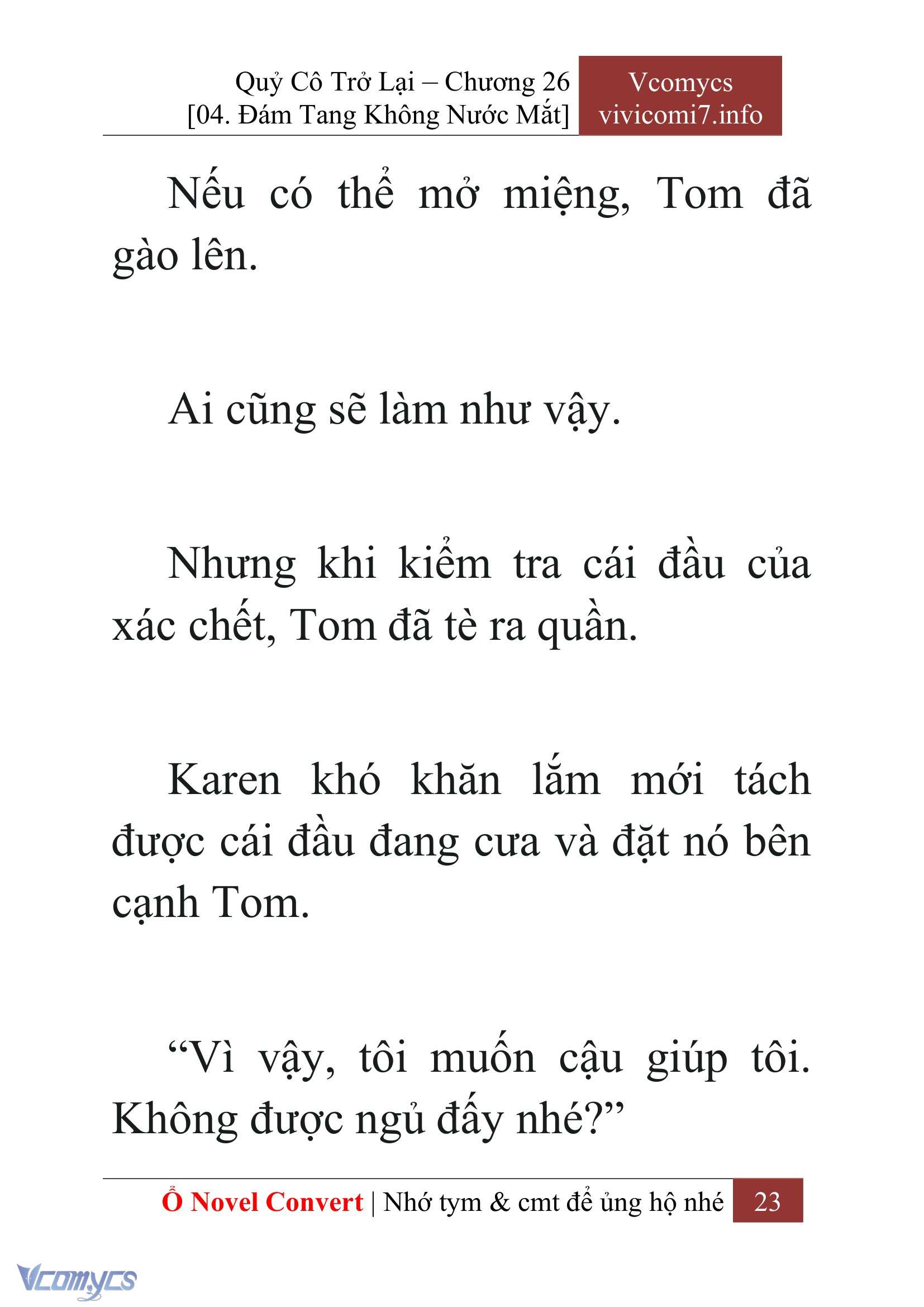 [Novel] Quý Cô Trở Lại Chapter 26 - Trang 26