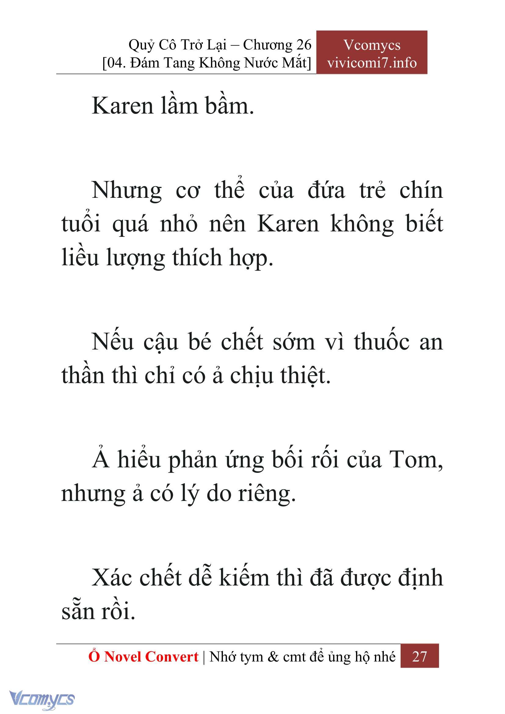 [Novel] Quý Cô Trở Lại Chapter 26 - Trang 30
