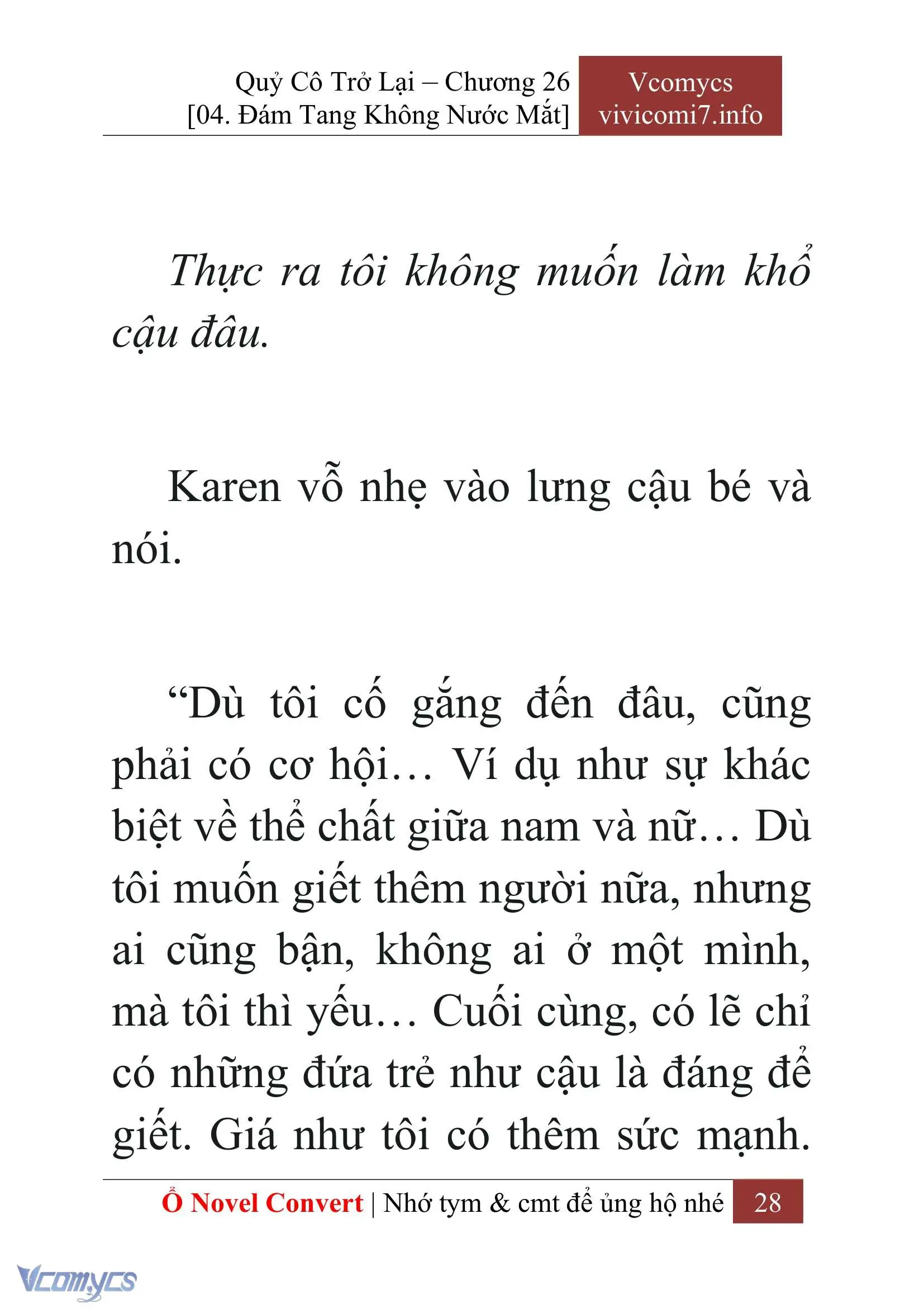 [Novel] Quý Cô Trở Lại Chapter 26 - Trang 31