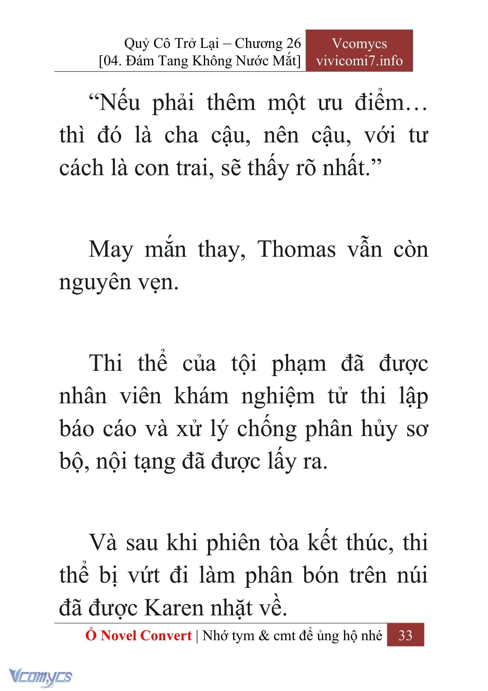 [Novel] Quý Cô Trở Lại Chapter 26 - Trang 36